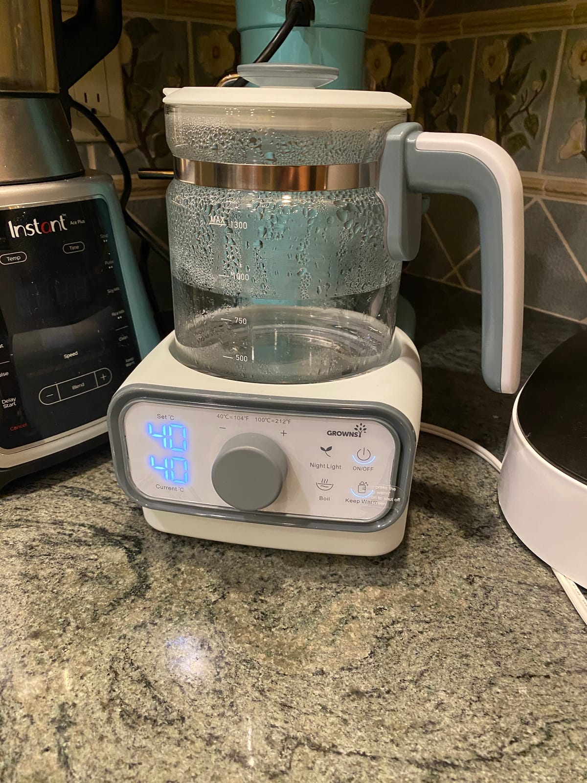 GROWNSY Baby Instant Warmer & Glass Water Boiler with LCD Display and Timer customer photo 2