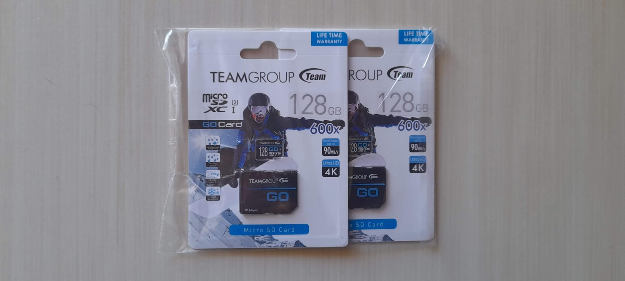 TEAMGROUP GO Card 256GB MicroSDXC UHS-I U3 V30 4K for Action Cameras & Drone High Speed Flash Memory Card with Adapter for Outdoor Sports&Vlog, 4K Shooting, GoPro & Insta360 & DJI customer photo 1