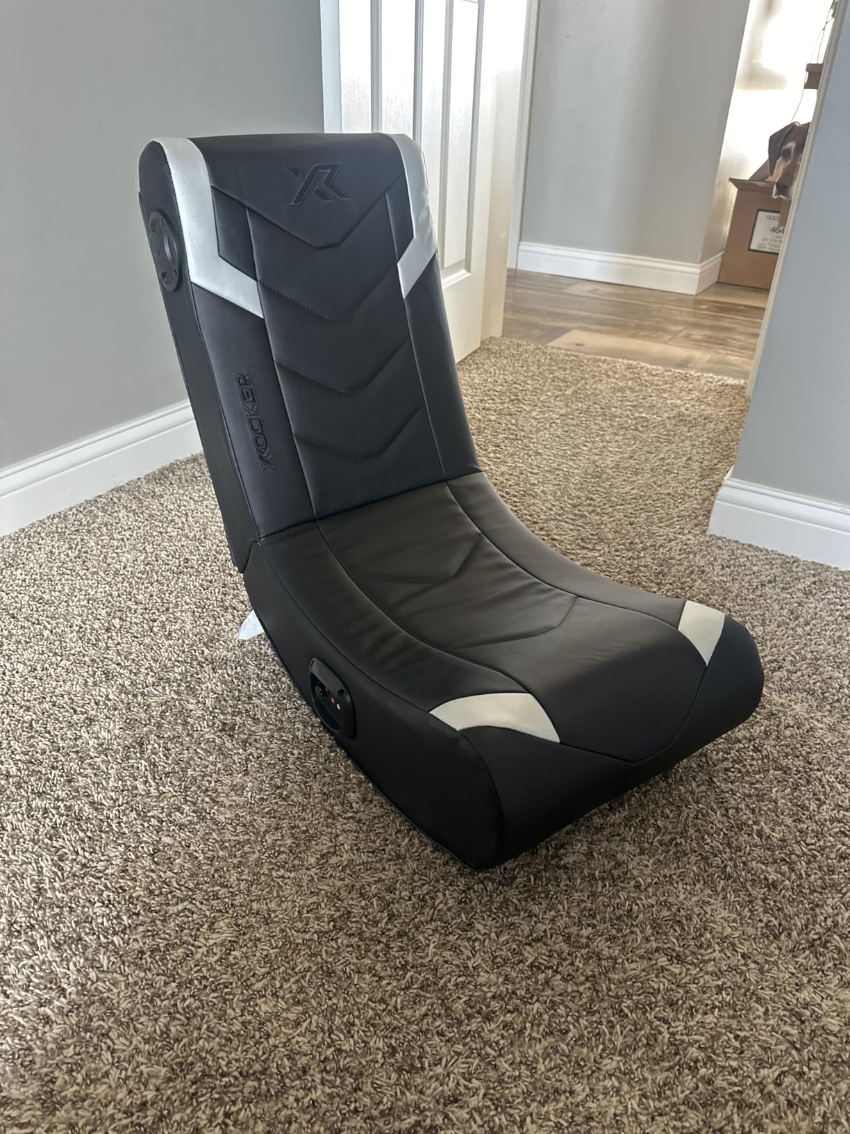 X Rocker Video Gaming Floor Rocker Chair, Built-in Audio, Foldable, for Gamers, Bedroom, or Game Room for Boys, Girls, Teens 5-17, Gifts for Gamers customer photo 2