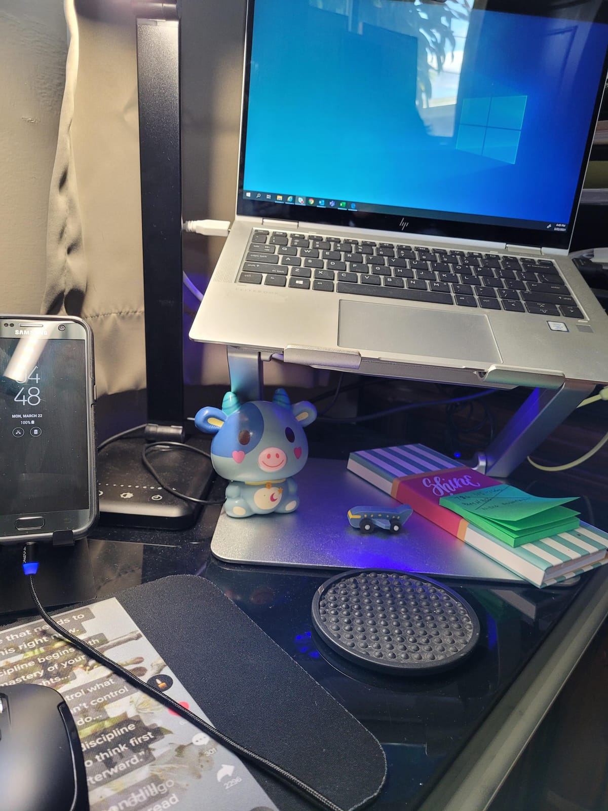 SOUNDANCE Laptop Cooling Pad with USB 3.0 Hub, Aluminum Stand, Up to 17