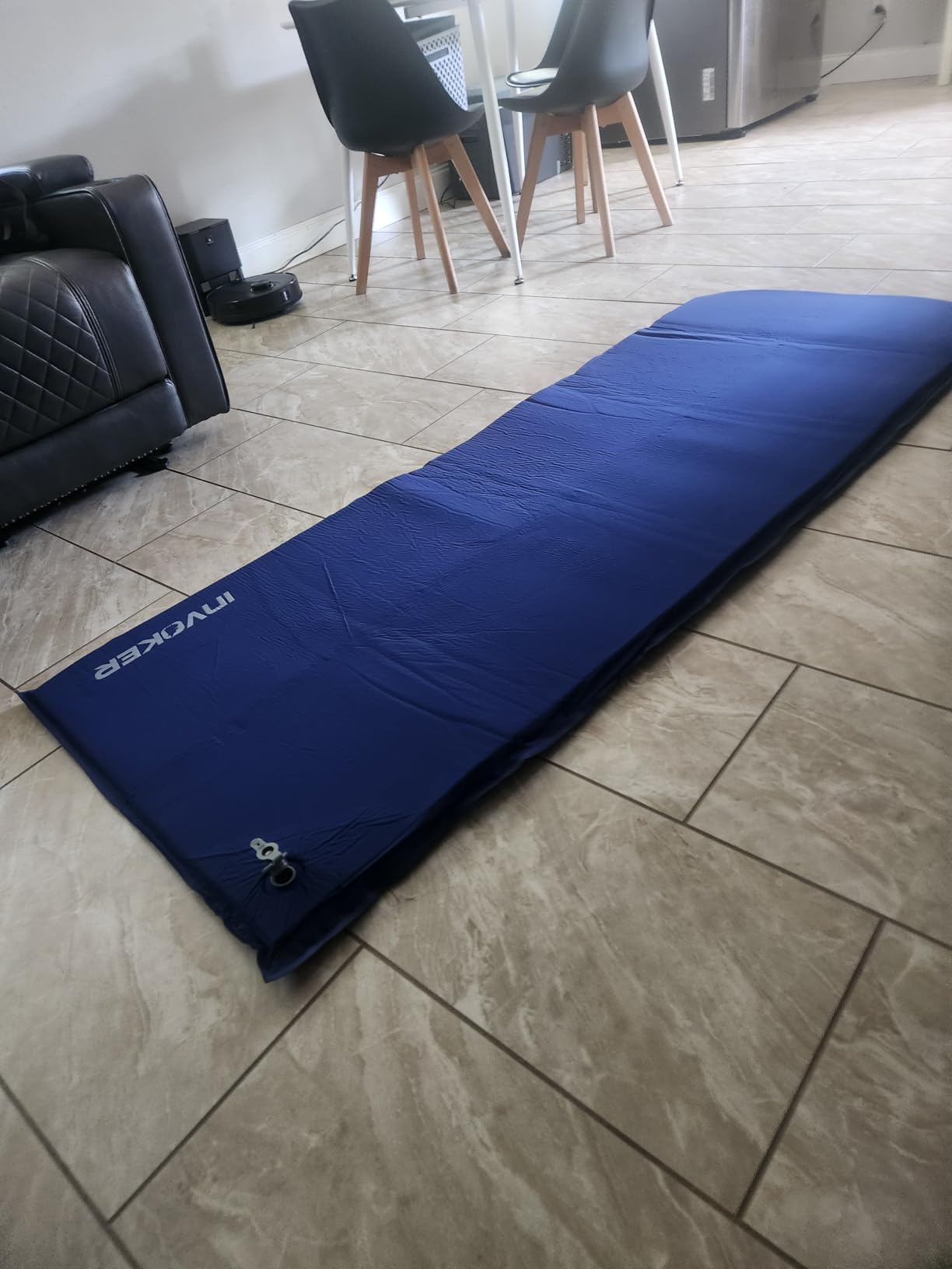 INVOKER Camping Sleeping Pad, Self-Inflating, 75 x 24 x 3.15 in, Green customer photo 2