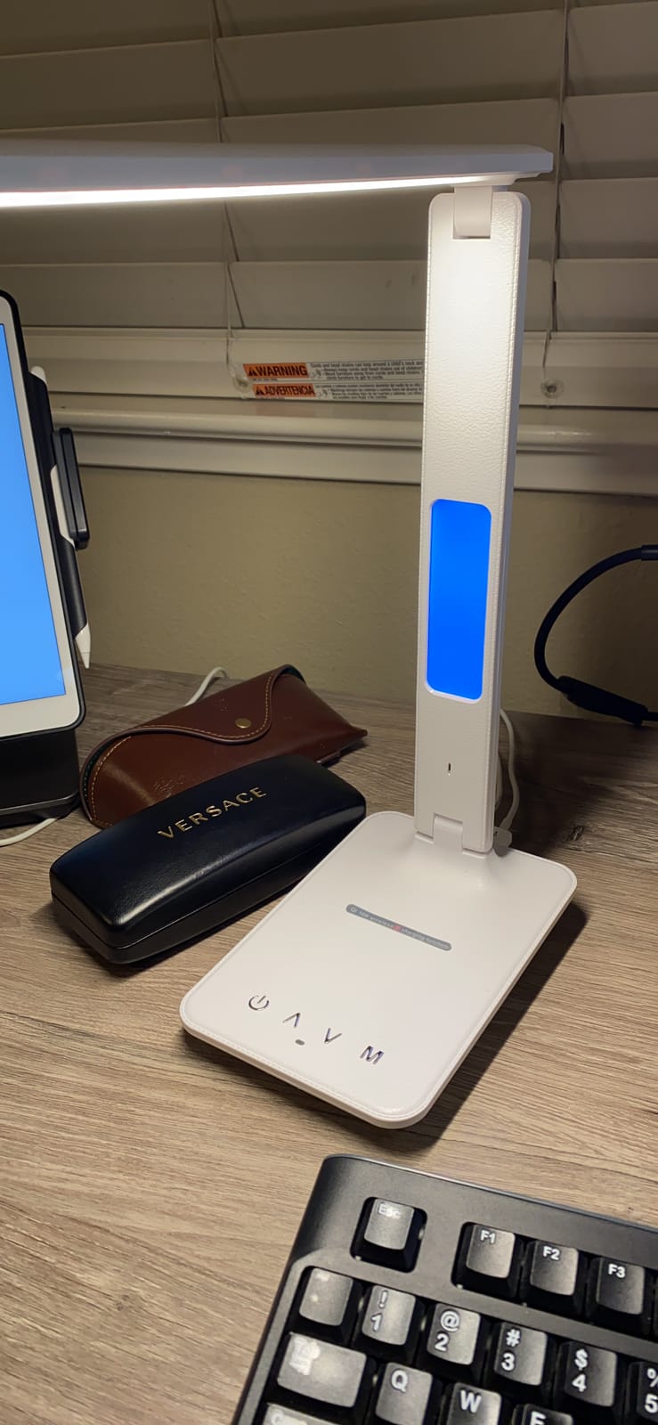 LAOPAO Desk Lamp with Wireless Charger: USB Charging Port, Table Lamp with Clock, Desk Lamps for Home Office College Dorm Room Essentials customer photo 2