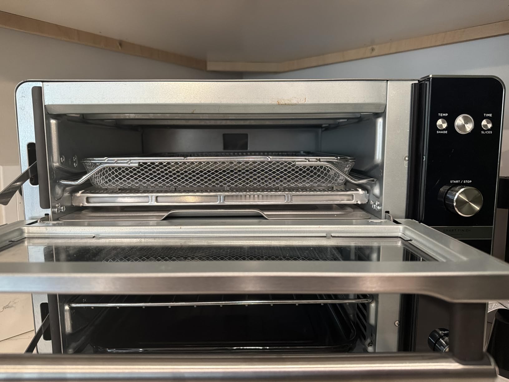 Ninja Foodi XL Pro Air Fry Oven, 10-in-1, Stainless Steel, DT201, Fits 5 lb chicken, Air fry, roast, bake, broil, toast, dehydrate, reheat, pizza, 1800W customer photo 1