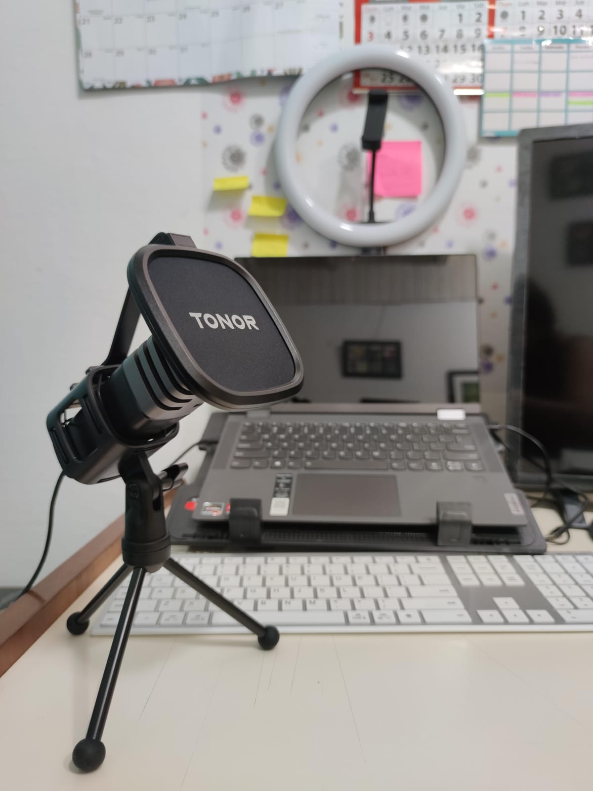 TONOR USB Microphone for PC, Cardioid Condenser Computer Mic with Tripod Stand, Pop Filter, Shock Mount for Gaming, Streaming, Podcasting, YouTube customer photo 1