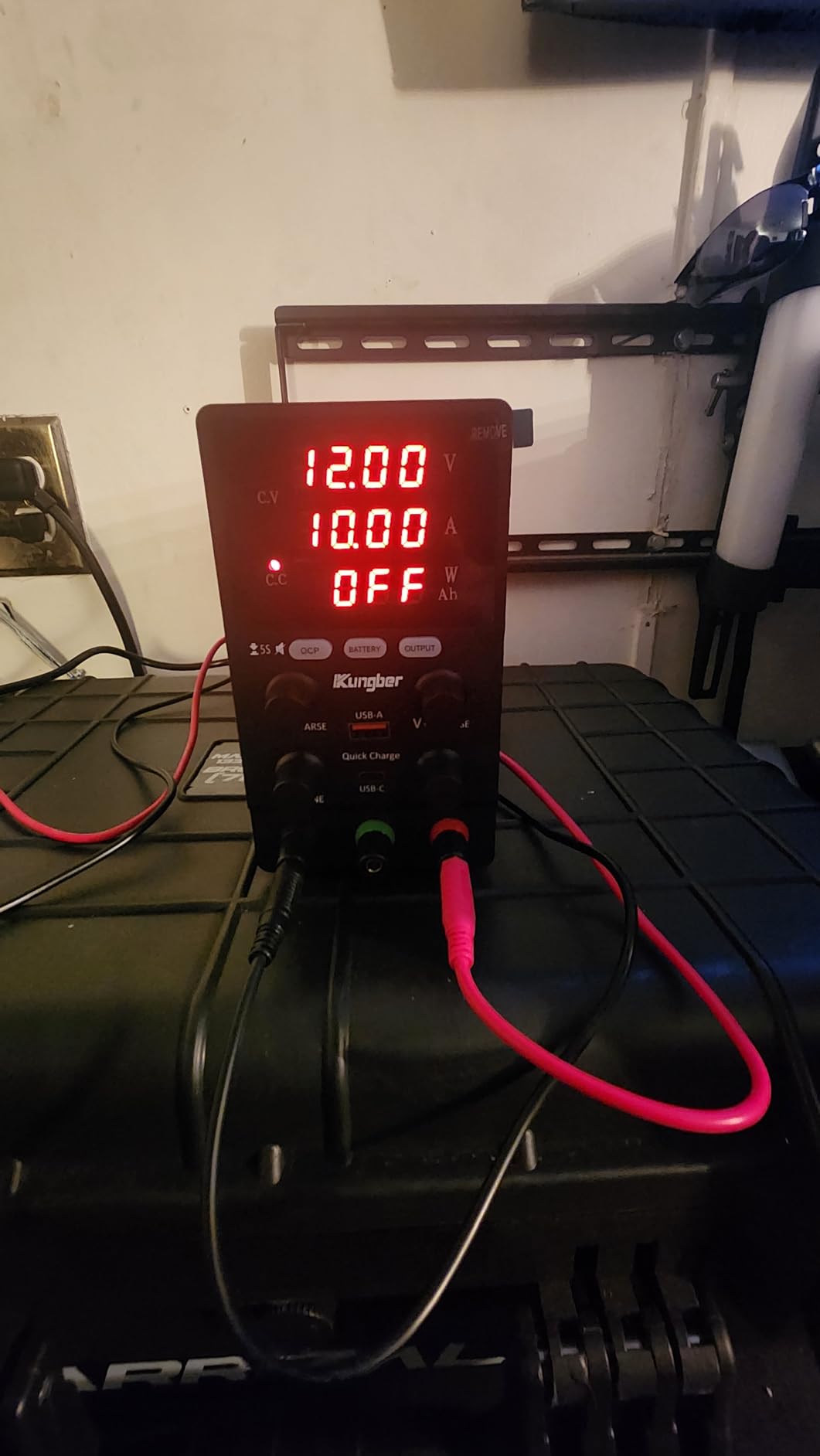 DC Power Supply Variable, 30V 10A Adjustable Switching Regulated DC Bench Power Supply with Intelligent Charging Mode, 18W USB Interface, Precision Encoder Knob (Black) customer photo 1