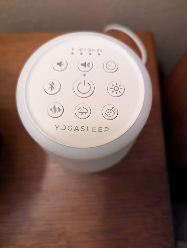 Yogasleep Duet White Noise Sound Machine & Night Light, 30 Natural Sounds, Bluetooth-Wireless Speaker for Travel, Office Privacy, Concentration, Sleep Aid for Adults & Baby, Registry & Nursery Gift, White customer photo 2