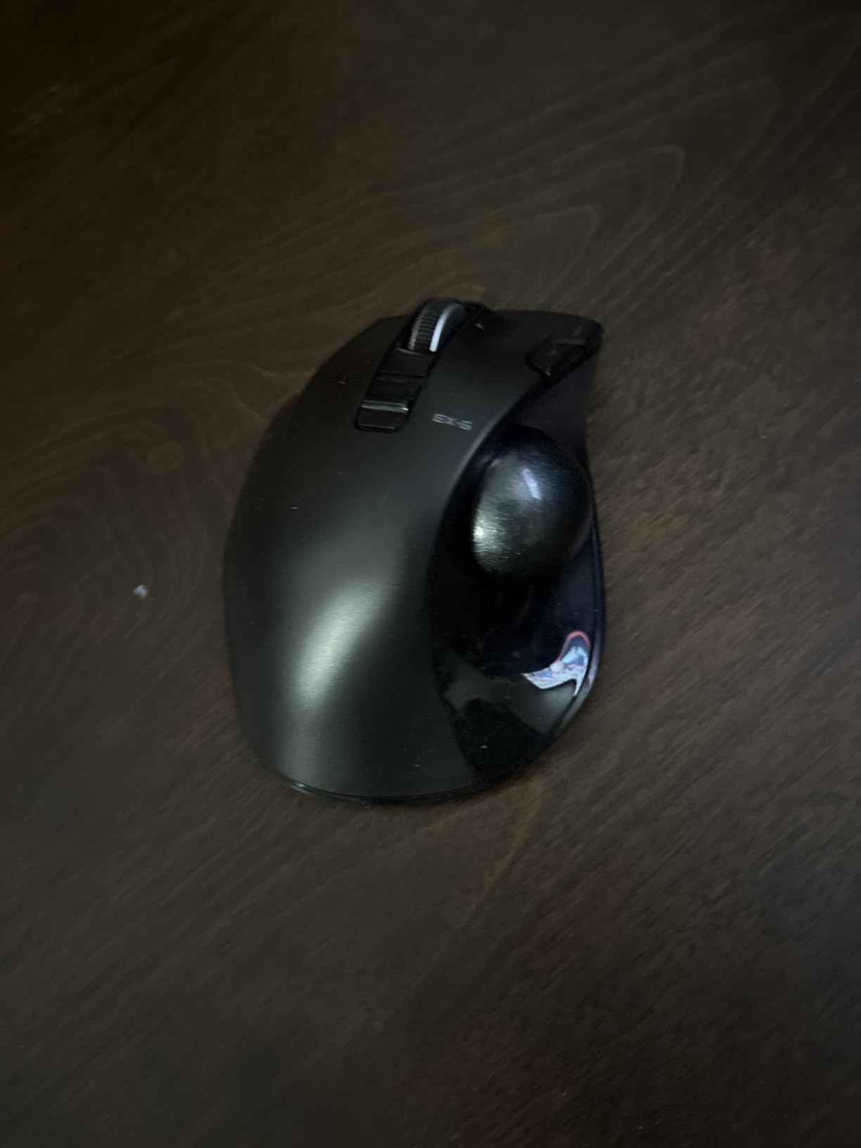 ELECOM EX-G Left Handed Trackball Mouse, 2.4 GHz USB Wireless, Ergonomic, Thumb Control, Tracking Roller Ball, 6 Programmable Buttons, Tilt Scroll customer photo 1