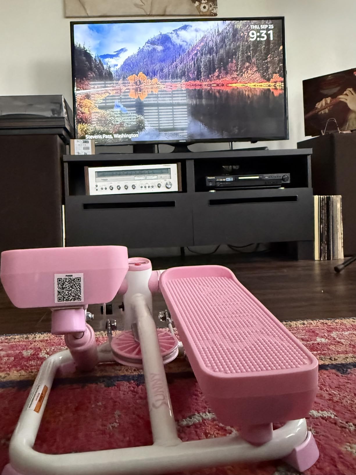 Sunny Health & Fitness Mini Stepper w/LCD Monitor & Adjustable Step Height customer photo 1