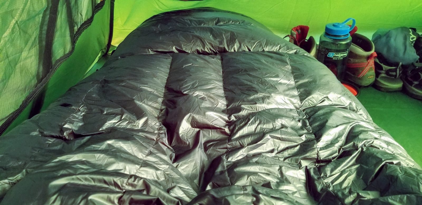 Featherstone Moondance 25 850 Fill Power Down Top Quilt Mummy Sleeping Bag Alternative for Ultralight Backpacking Camping and Thru-Hiking… customer photo 2