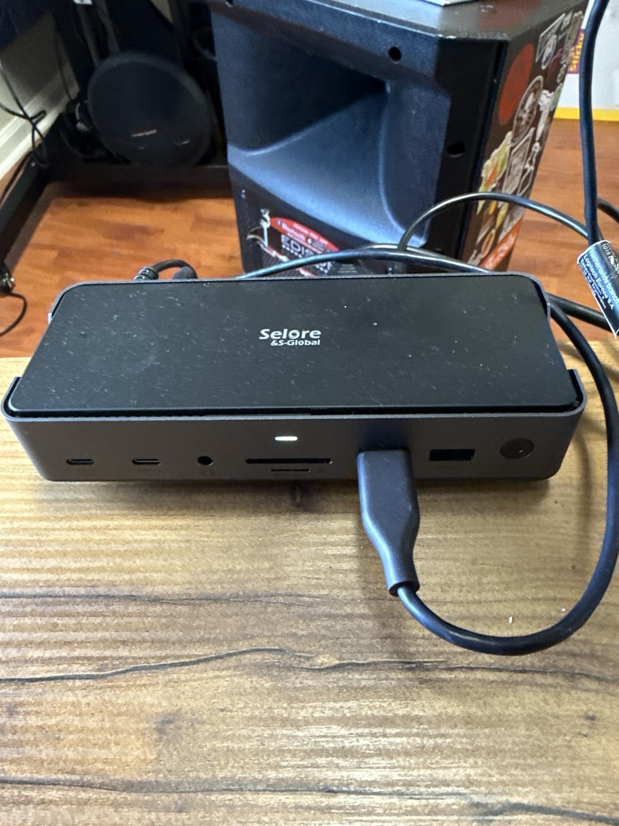 USB C Laptop Docking Station 3 Monitors,150W DC Power for Dell/Lenovo/HP customer photo 1