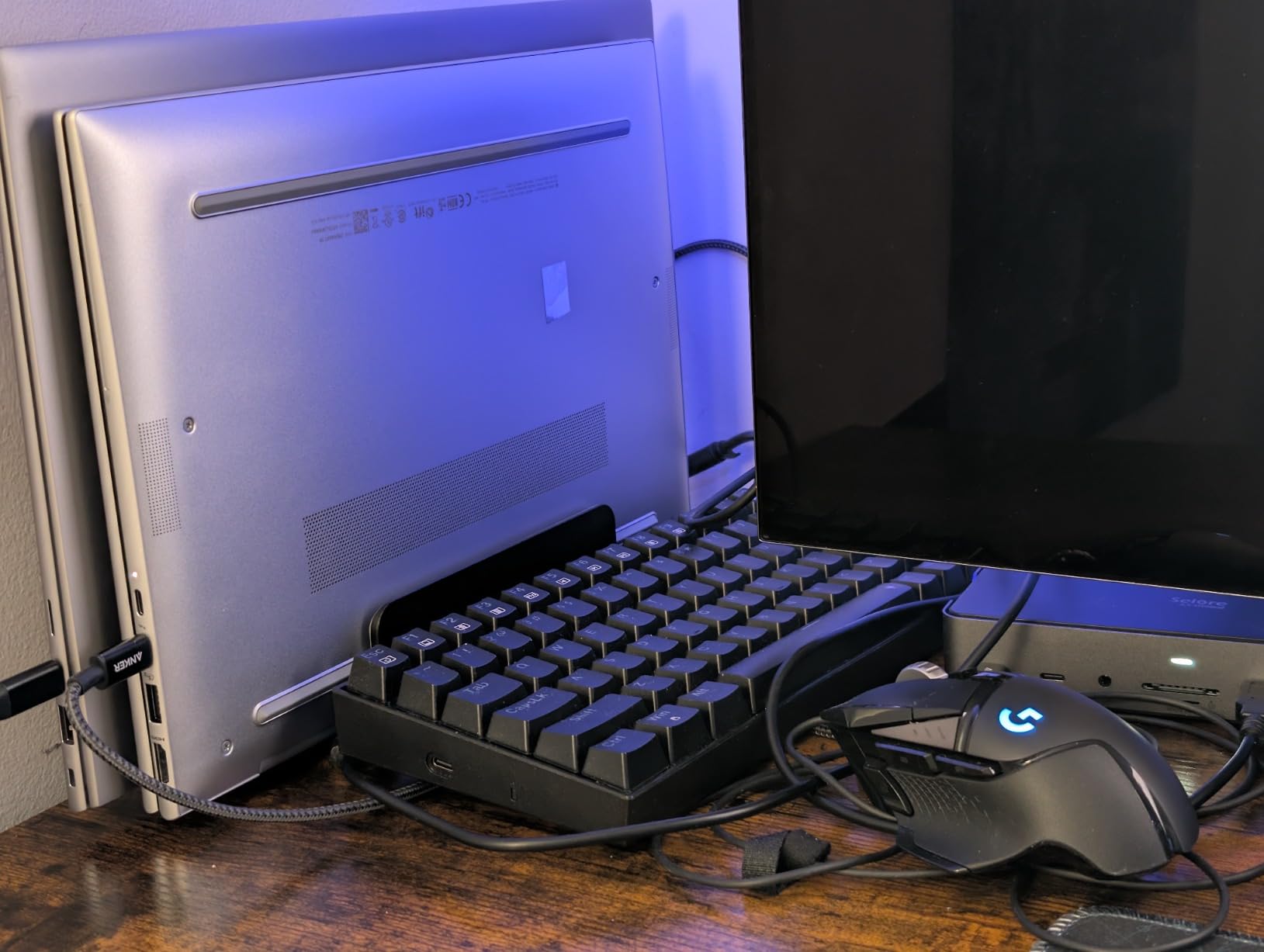 USB C Laptop Docking Station 3 Monitors,150W DC Power for Dell/Lenovo/HP customer photo 2