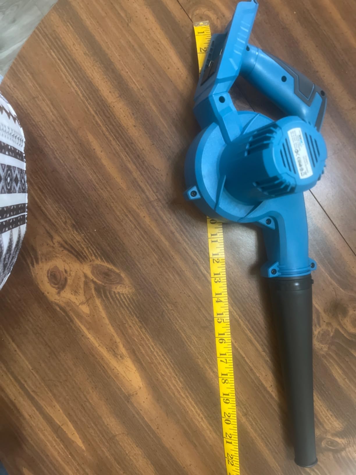 NEWONE Small Leaf Blower Cordless Compatible with Makita 18V Battery,157MPH/64CFM Lightweight Mini Hand Electric Leaf Vacuum for Lawn Care with Battery and Charger,2 Speed customer photo 1