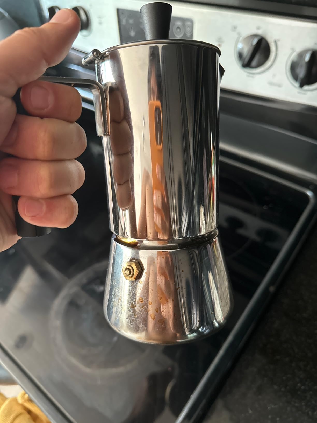 Easyworkz Pedro Stovetop Espresso Maker 6Cup 300ml Stainless Steel Italian Coffee Machine Maker Moka Pot Induction Espresso Pot customer photo 1