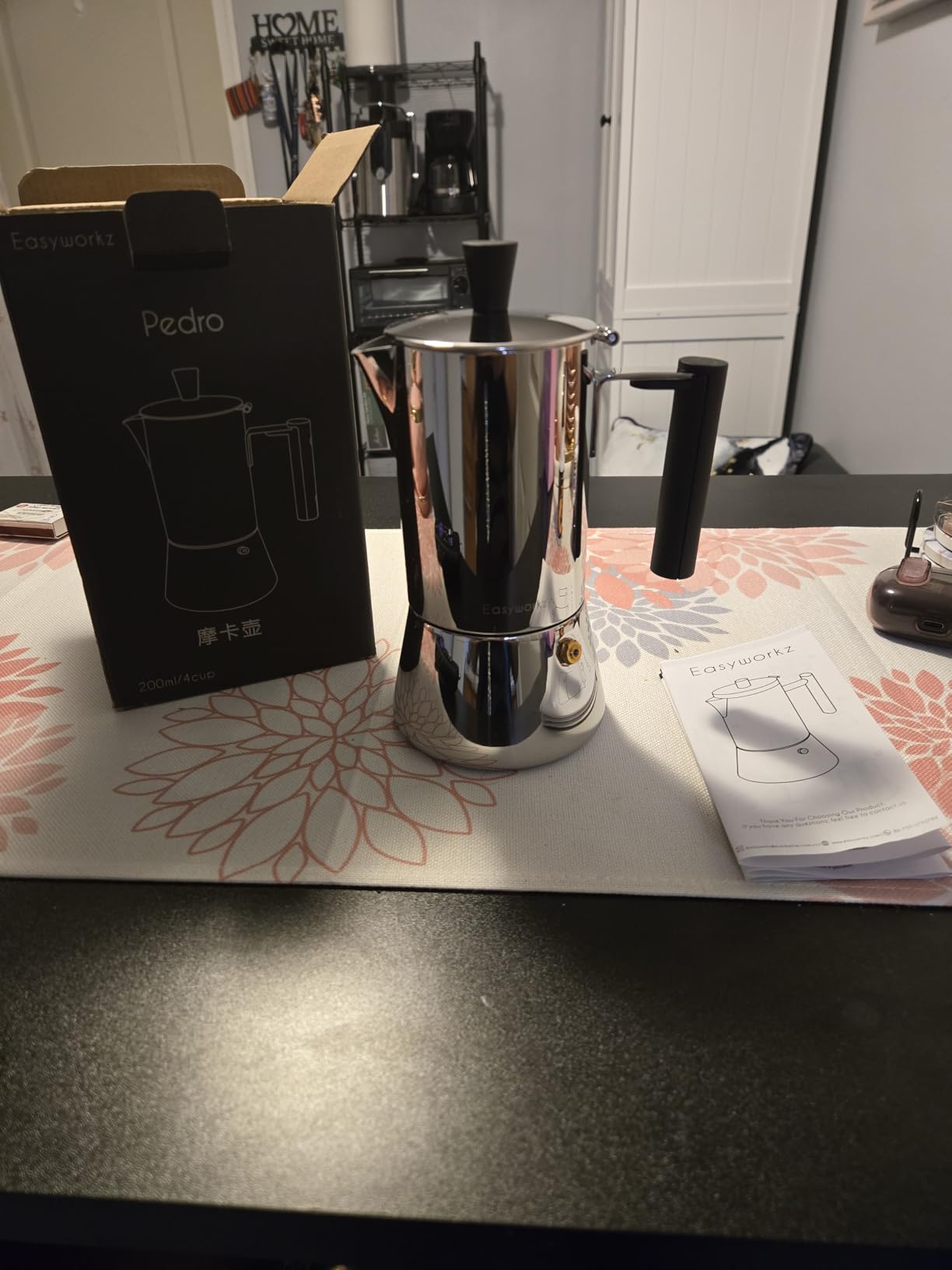 Easyworkz Pedro Stovetop Espresso Maker 6Cup 300ml Stainless Steel Italian Coffee Machine Maker Moka Pot Induction Espresso Pot customer photo 2