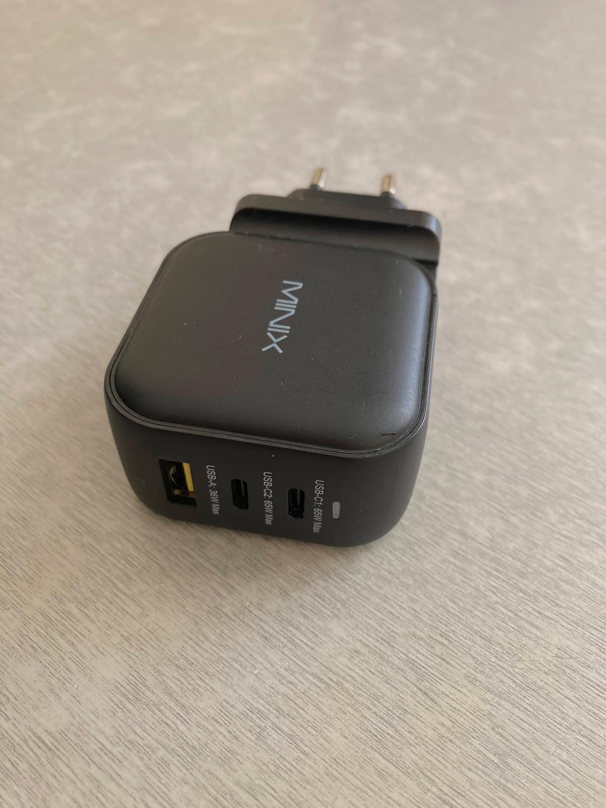 MINIX P1 66W Turbo 3-Port GaN Travel Wall Charger USB C Fast Power Adapter customer photo 2