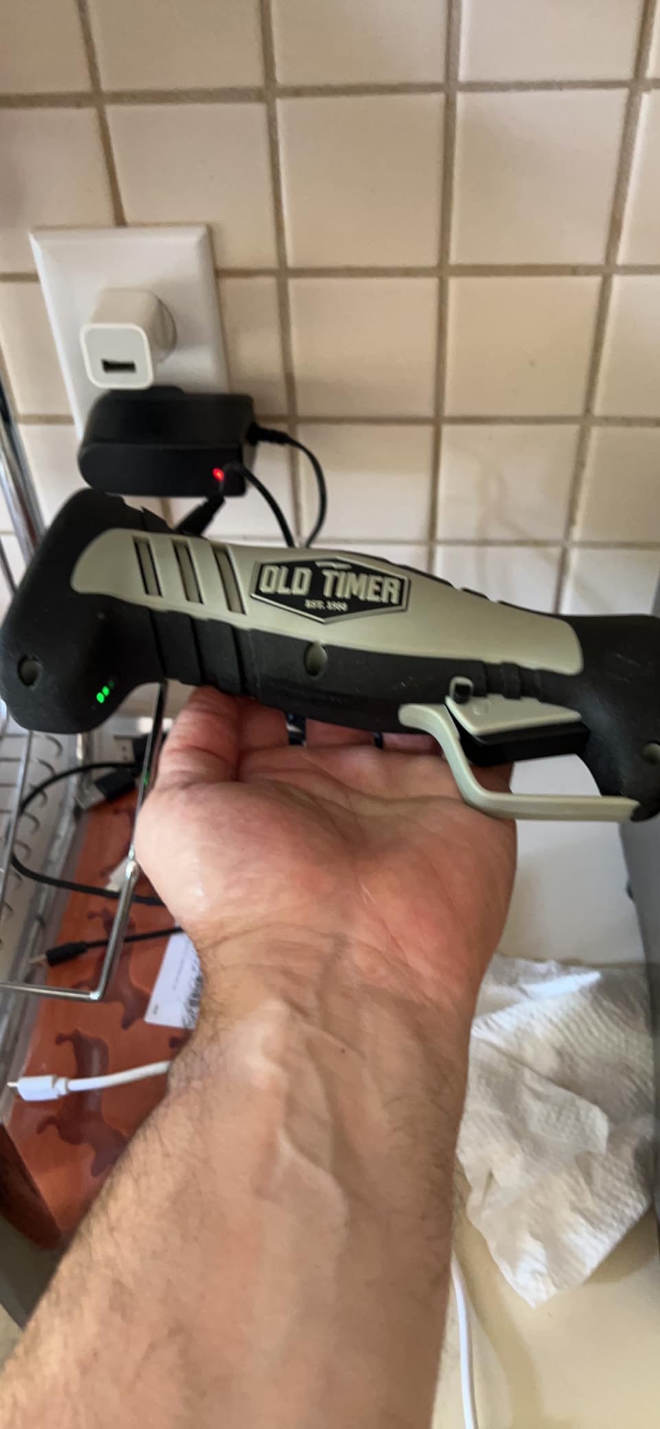 Old Timer Electric Fillet Knife with Rechargeable Battery, 8