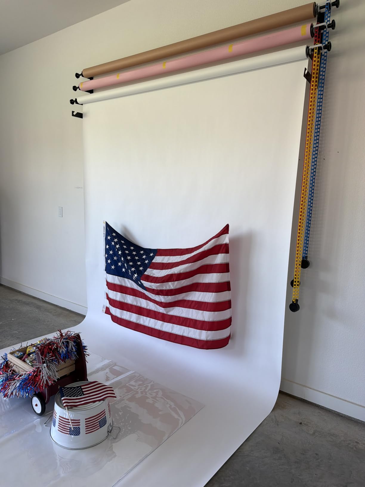 Green Screen Backdrop 5x7ft Photo Backdrop Chromakey Muslin Portrait Green Backdrop for PS Keying/Video Creation/Studio Portrait Shoots customer photo 1