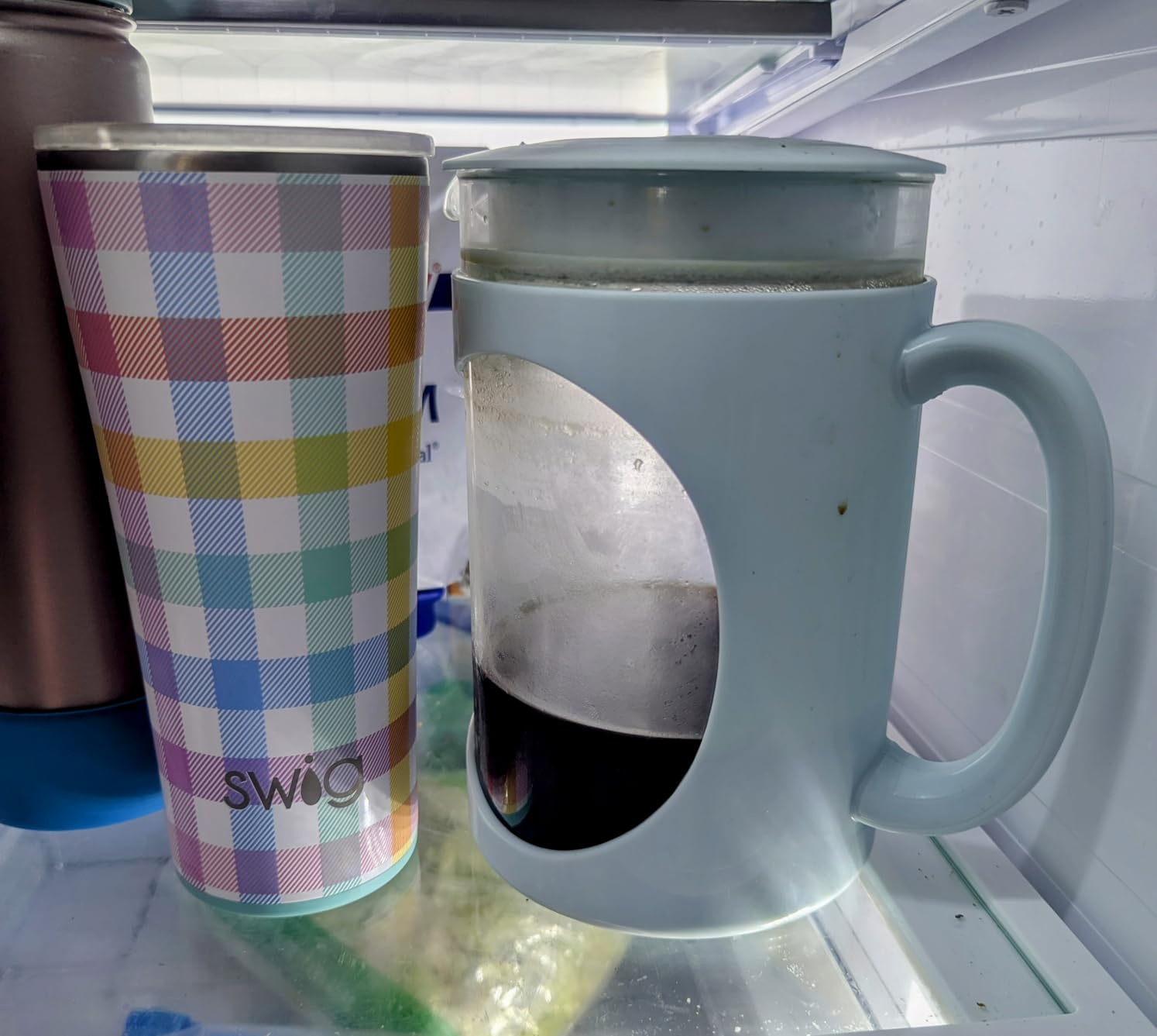 Primula Burke Deluxe Cold Brew Iced Coffee Maker, Comfort Grip Handle, Durable Glass Carafe, Removable Mesh Filter, Perfect 6 Cup Size, Dishwasher Safe, 1.6 qt, Aqua customer photo 1