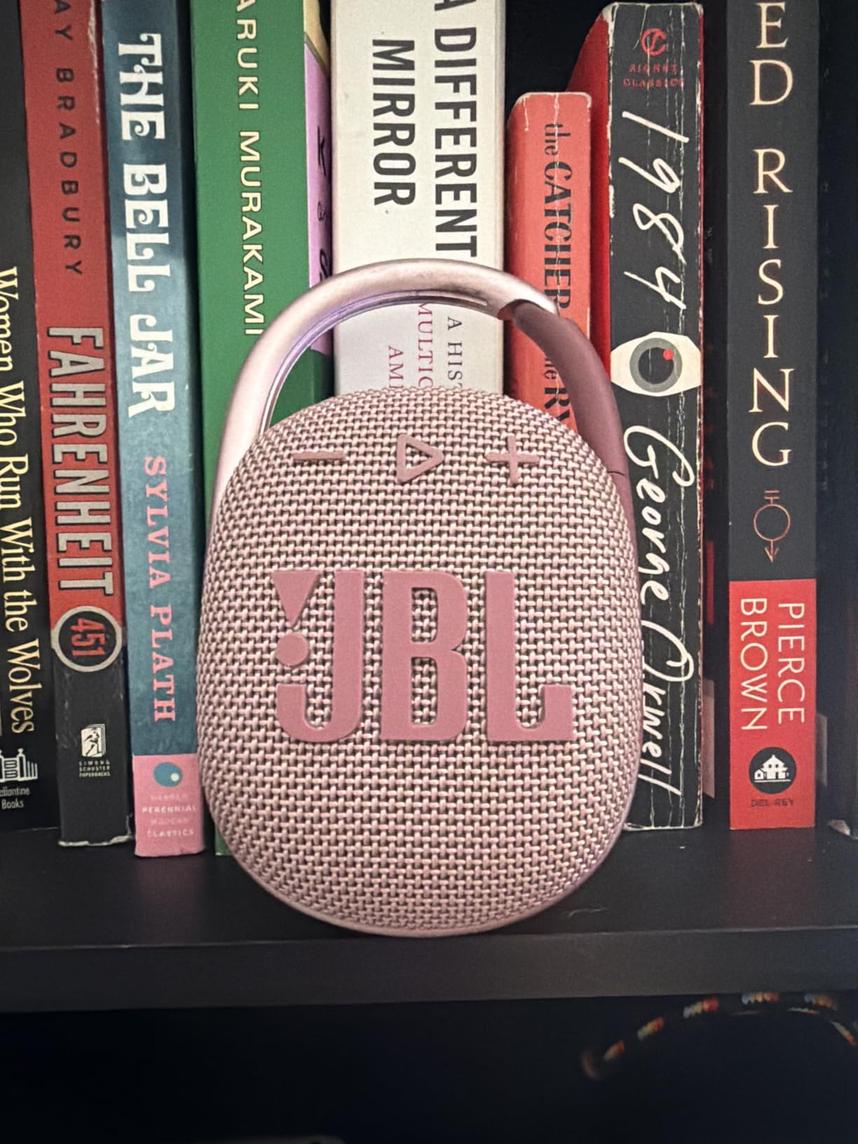JBL Clip 4 - Portable Mini Bluetooth Speaker, big audio and punchy bass, integrated carabiner, IP67 waterproof and dustproof, 10 hours of playtime, speaker for home, outdoor and travel (Grey) customer photo 2