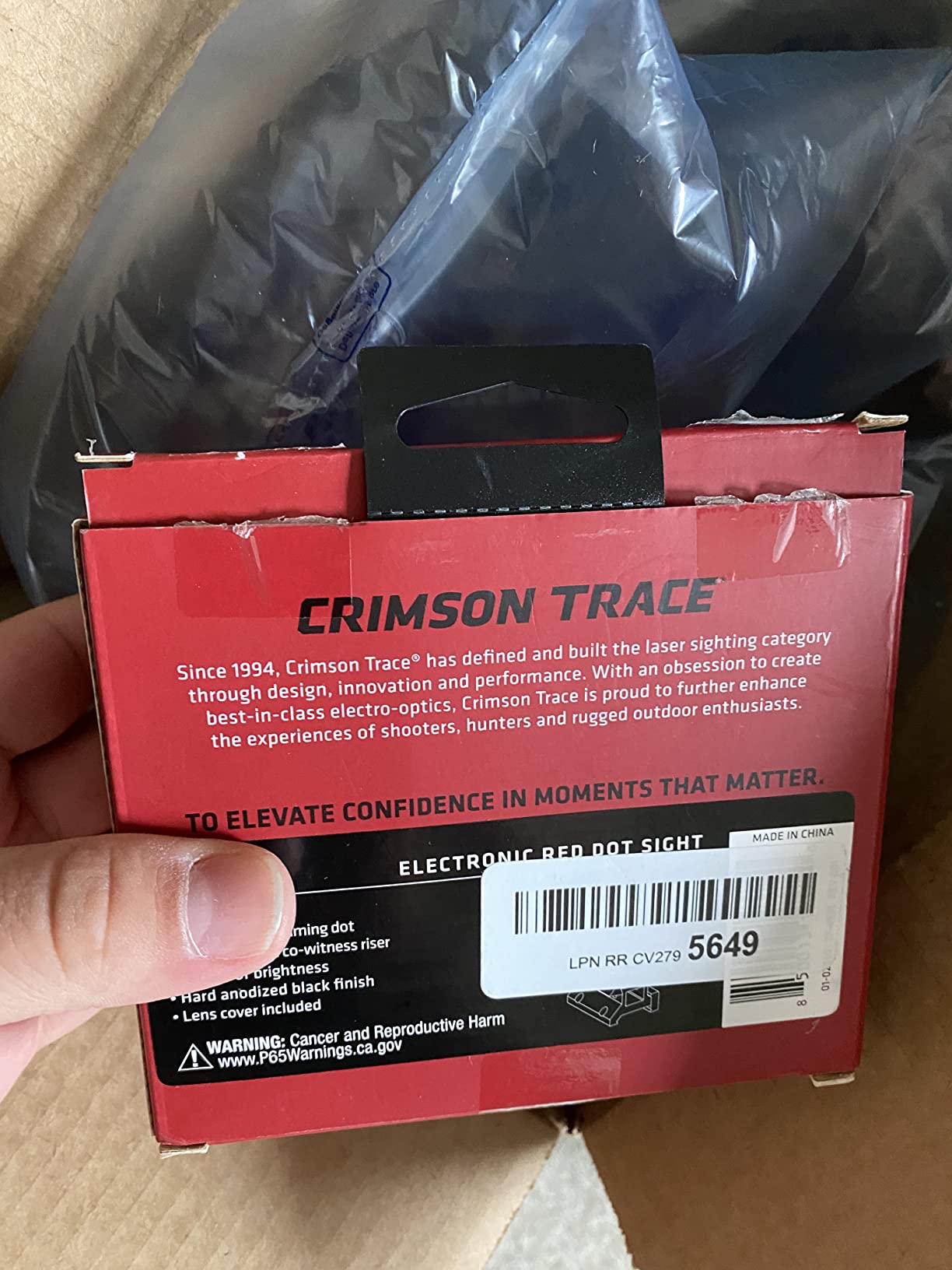 Crimson Trace CTS-25 Compact Sight with 4 MOA LED Red Dot Reticle and 1x Magnification for Rifles, Long Guns, Defense and Competition customer photo 2