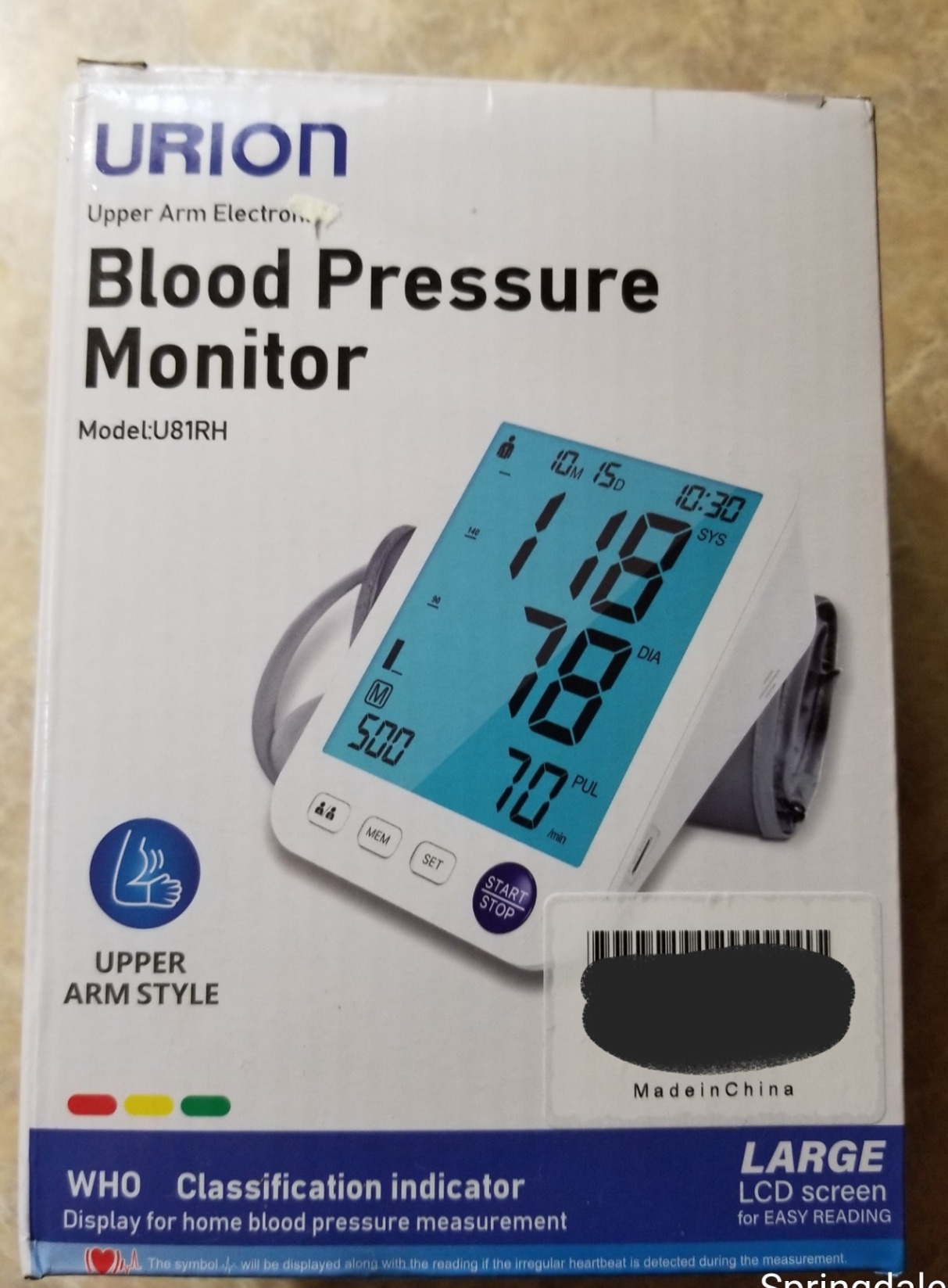 Blood Pressure Monitor Upper Arm with Large Cuff customer photo 1
