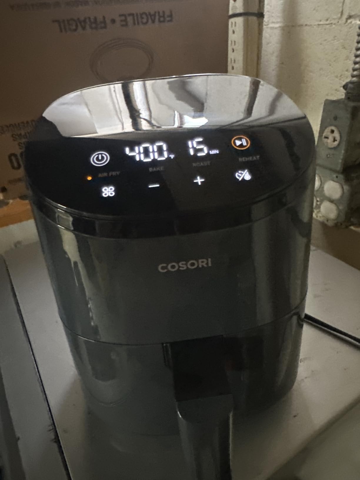 Dash Tasti-Crisp Digital Air Fryer, 2.6 Quart, Grey | Small Compact Basket Style Air Fryer for One or Two People, Auto Shut Off, Adjustable Temperature, Dishwasher Safe Parts customer photo 2