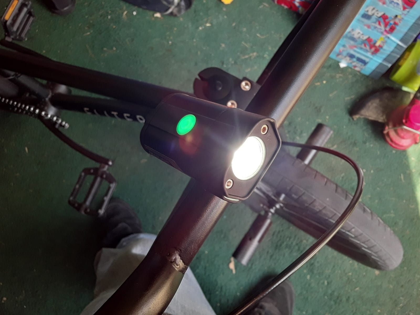 Bike Lights for Night Riding, USB Rechargeable Front and Back Lights, LED Bicycle Headlight and Tail Light Set, Water Resistant Bike Lights Rechargeable for Mountain Bikes, Kids Bike Light, MTB Light customer photo 2