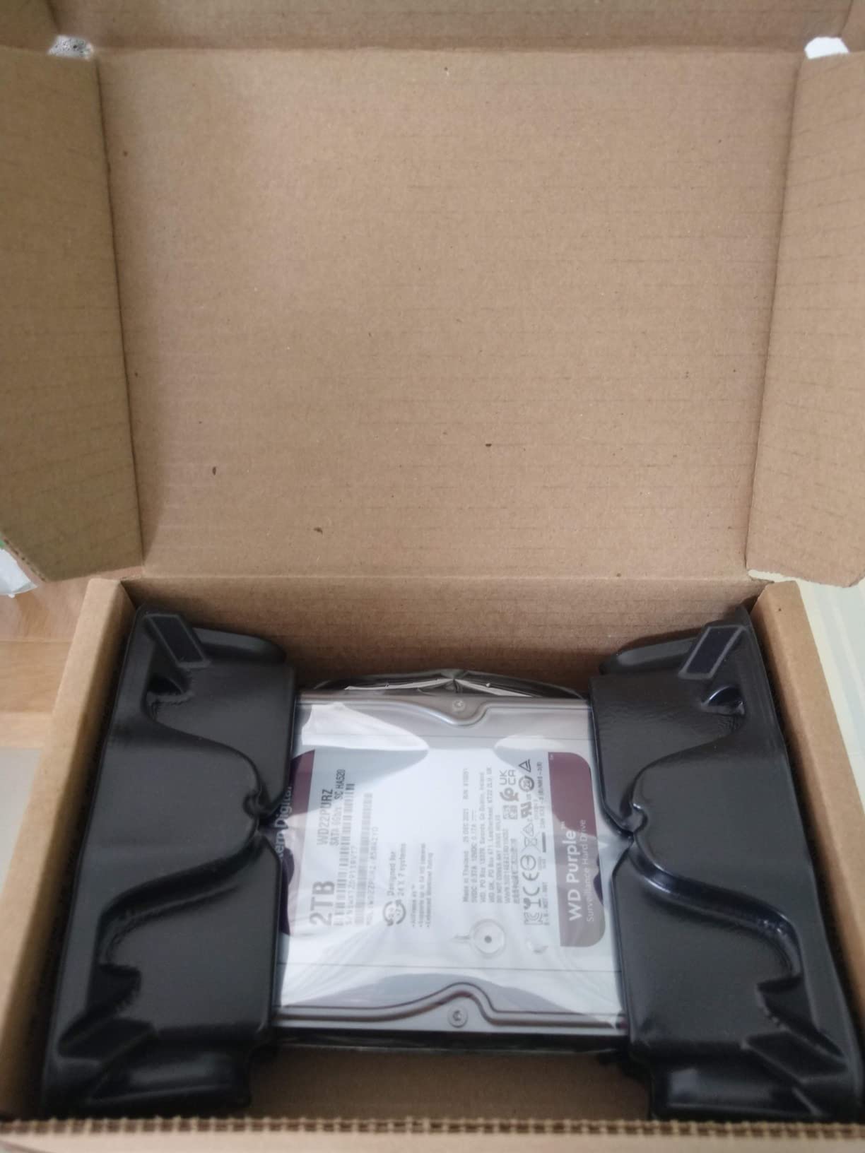 Western Digital 6TB WD Purple Surveillance Internal Hard Drive HDD - SATA 6 Gb/s, 128 MB Cache, 3.5