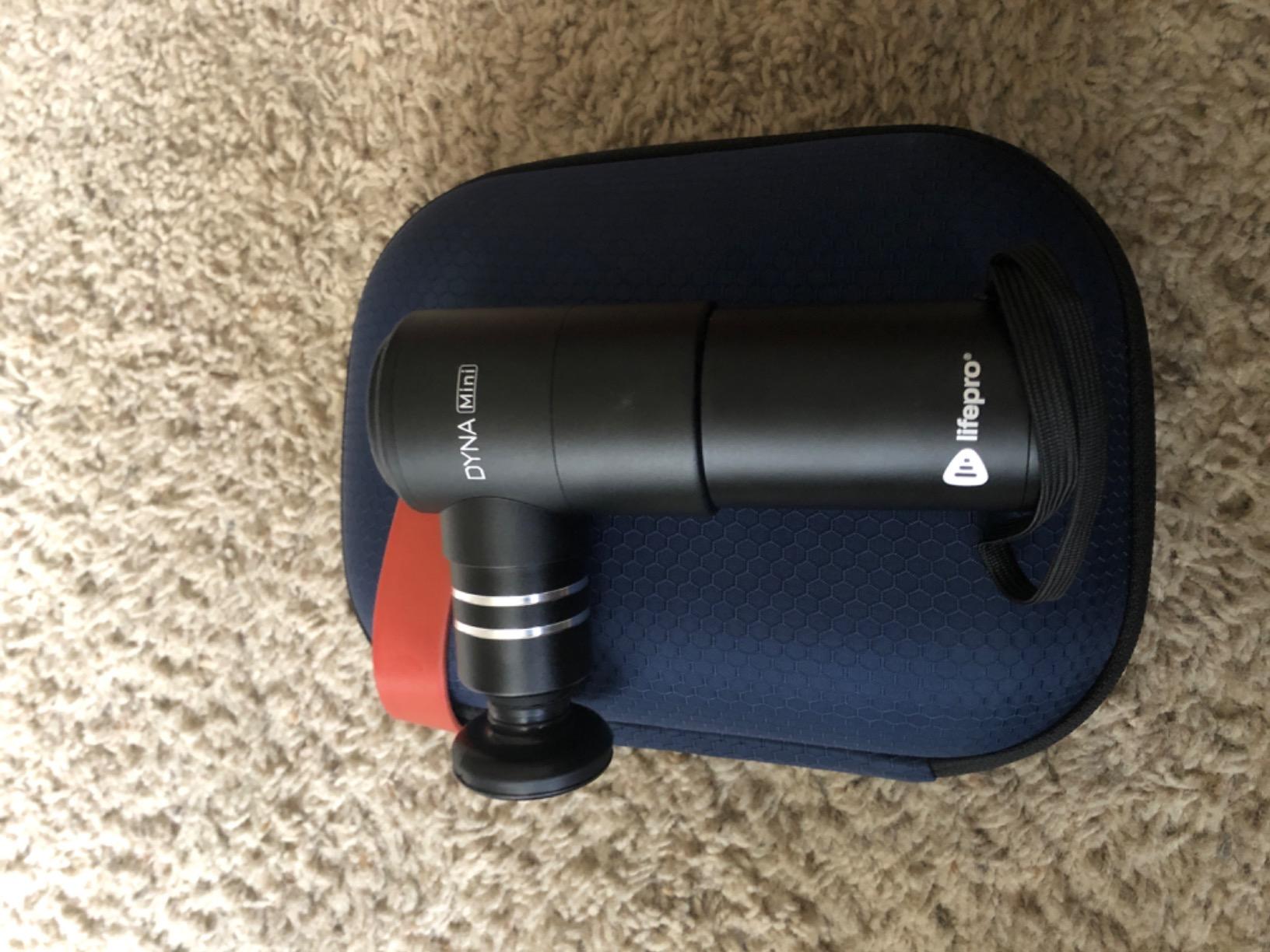 LifePro Percussion Back Massager - Handheld Massage Gun Deep Tissue for Athletes - Back Massage Gun Muscle Recovery Tool for Men, Women - Quiet, Portable with Multiple Attachment Heads & Travel Case customer photo 1