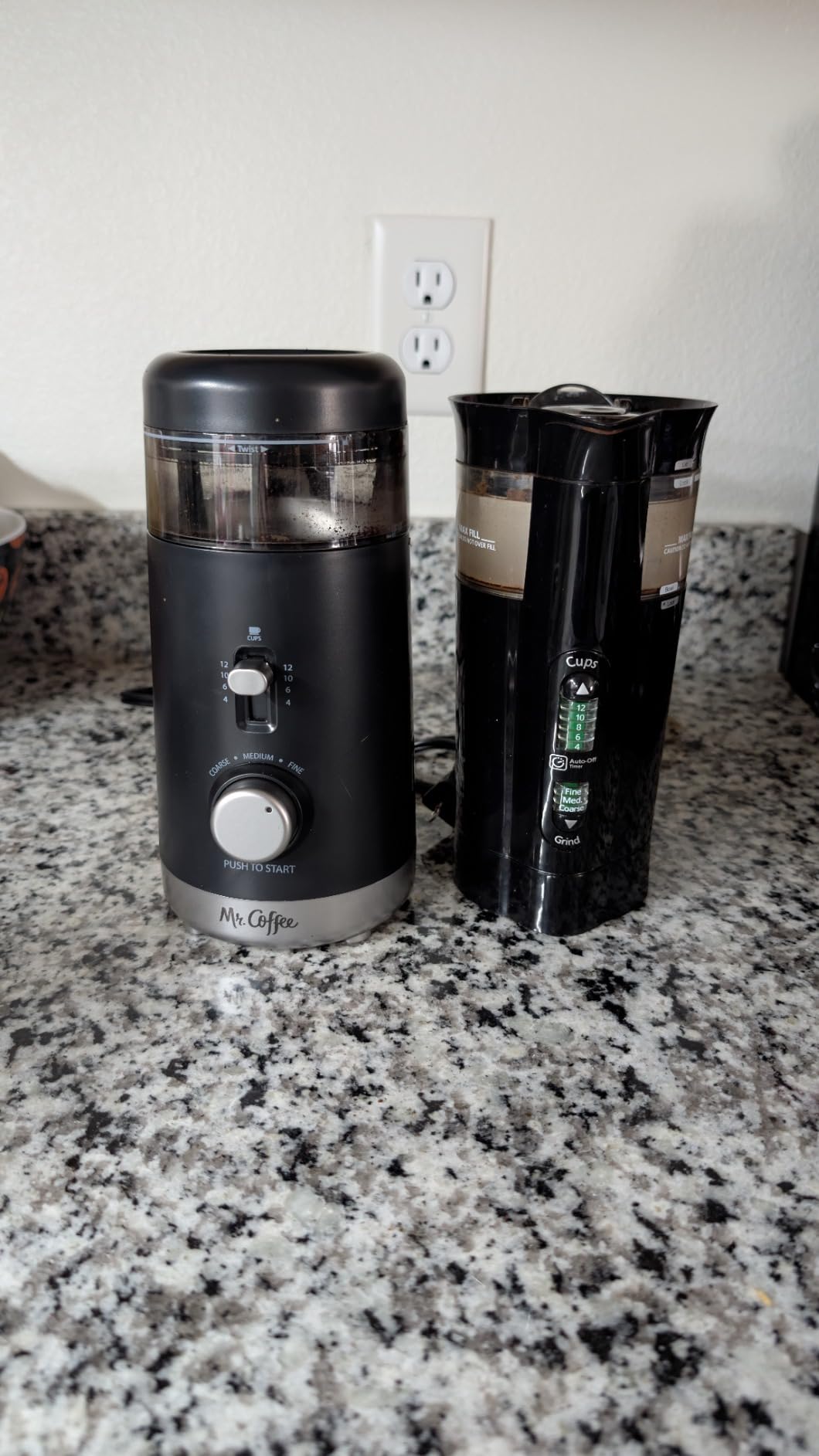 Mr. Coffee Automatic Coffee Grinder with 5 Presets, 12 Cup Capacity, Black - Ideal for Home Use and Espresso Lovers customer photo 2