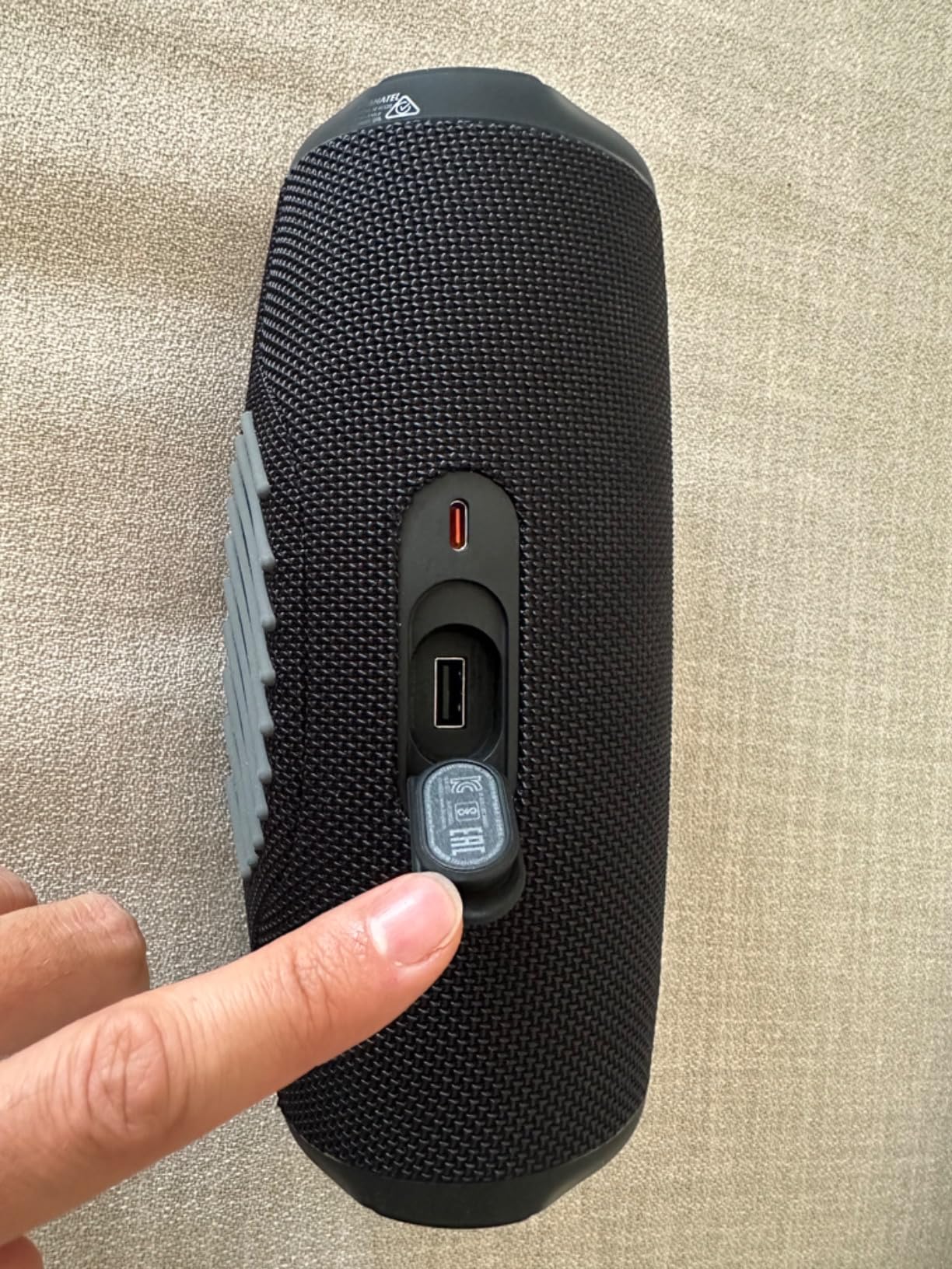 JBL Charge 5 - Portable Waterproof Speaker - Blue | Bold JBL Original Pro Sound, 20 hours of playtime, IP67 waterproof and dustproof, Wireless Bluetooth Streaming customer photo 1