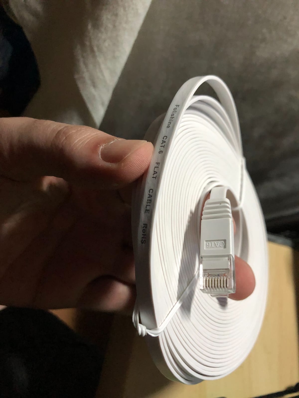 Cat 6e Ethernet Cable 10 ft, Cat6 High Speed Flat Internet Network Cable customer photo 1