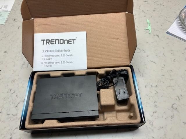 TRENDnet 8-Port 2.5Gb Multi-Gigabit Unmanaged Gaming Switch,TEG-S380 customer photo 1