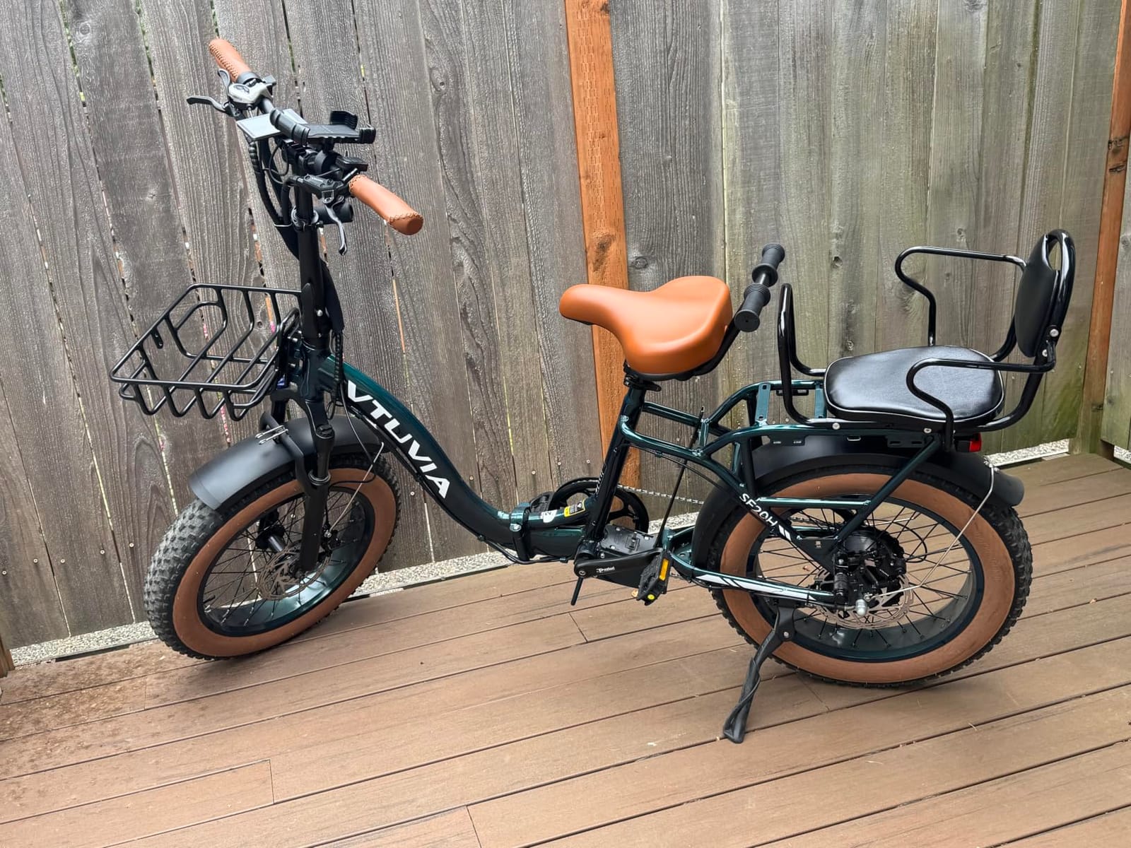 Rear Kid's Bike seat,Rear Child Bike seat,Rear Mount Bike seat with Armrests,Pedals and Harness for Most Adult Bike Ages 2 to 8 Years(Up to 110lb) customer photo 1