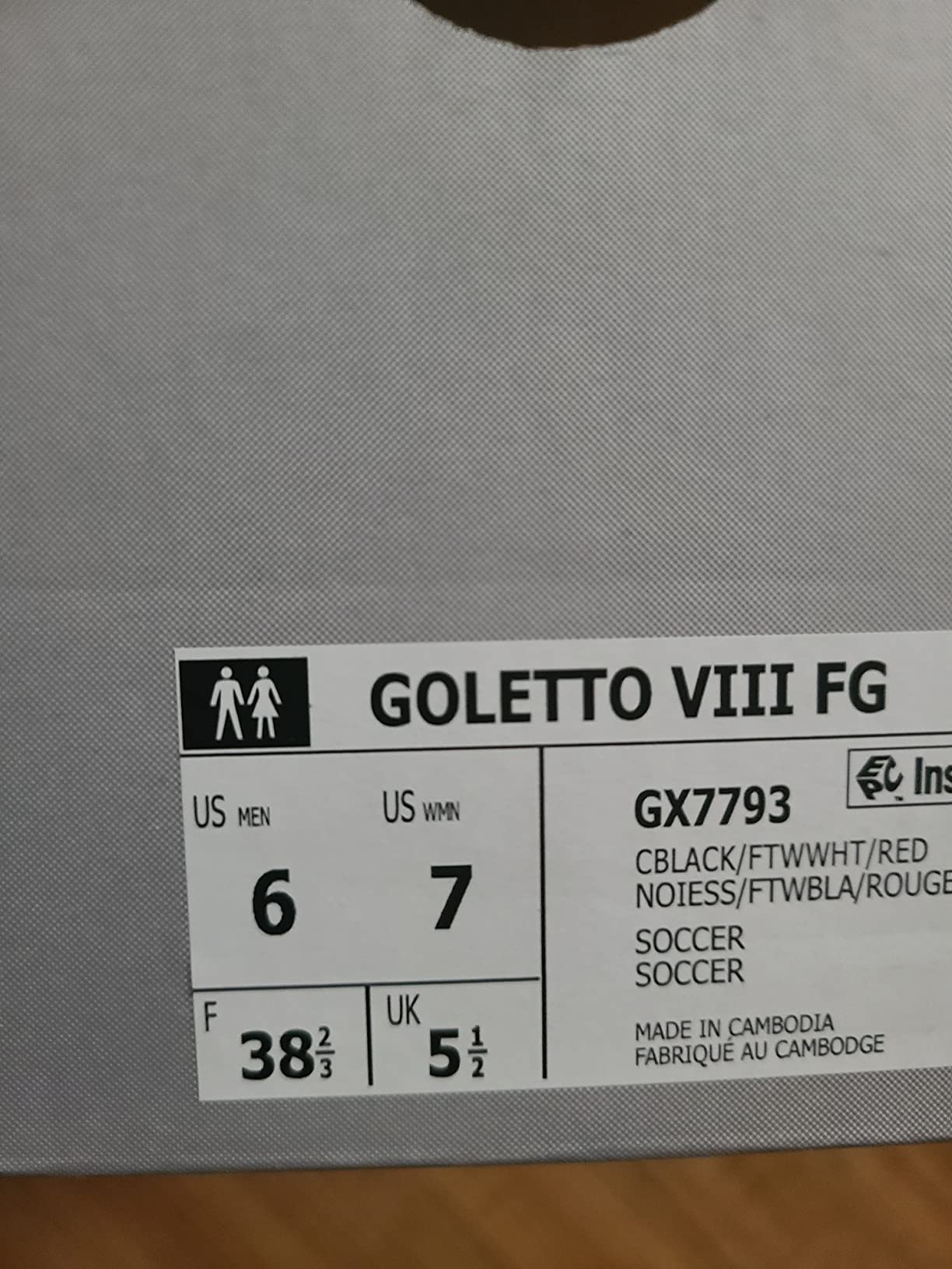 adidas Unisex Goletto Firm Ground Soccer Shoes customer photo 1
