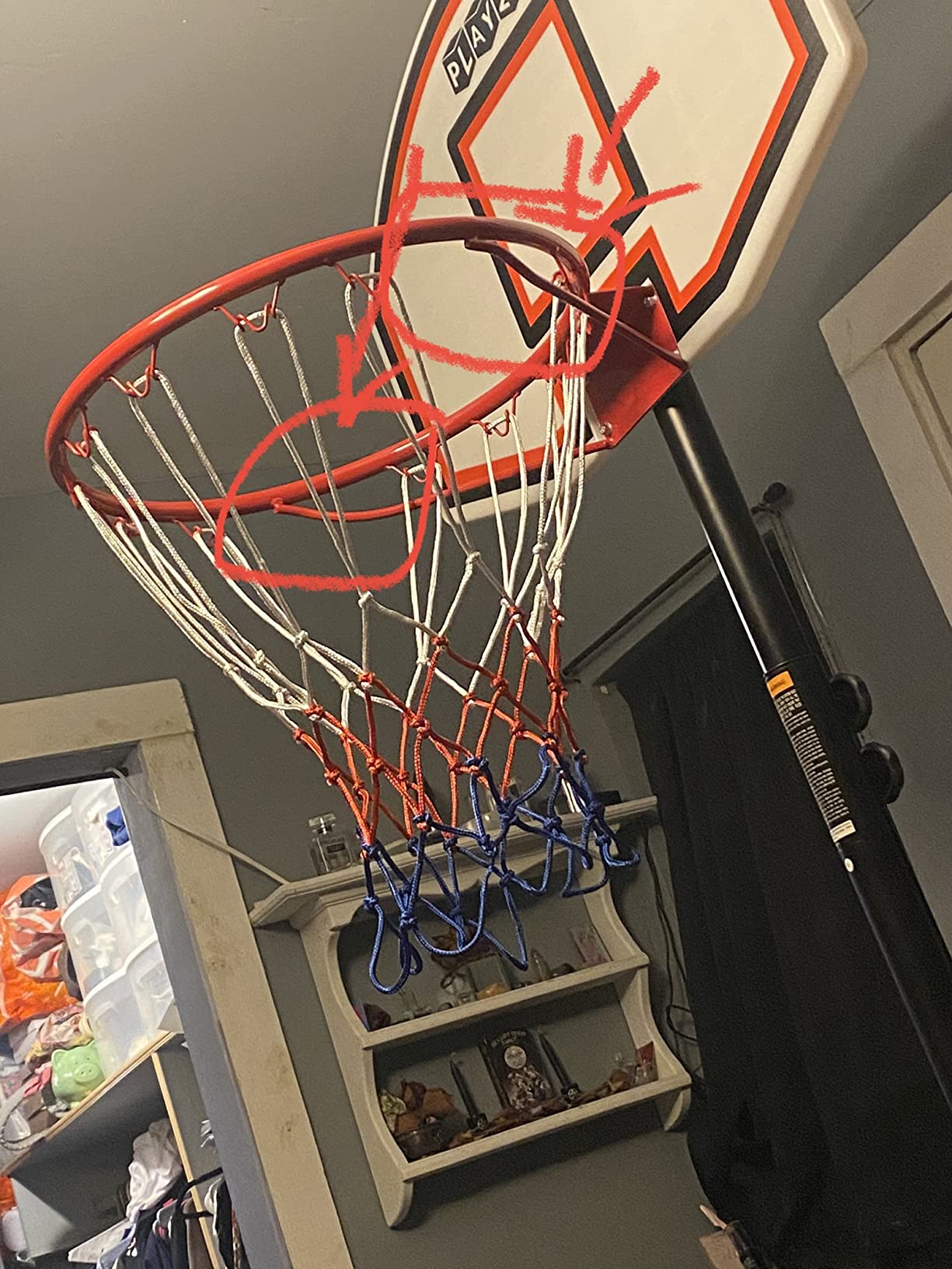 Play22 Kids Basketball Hoop - 5-7 FT Adjustable - Indoor & Outdoor Play customer photo 2