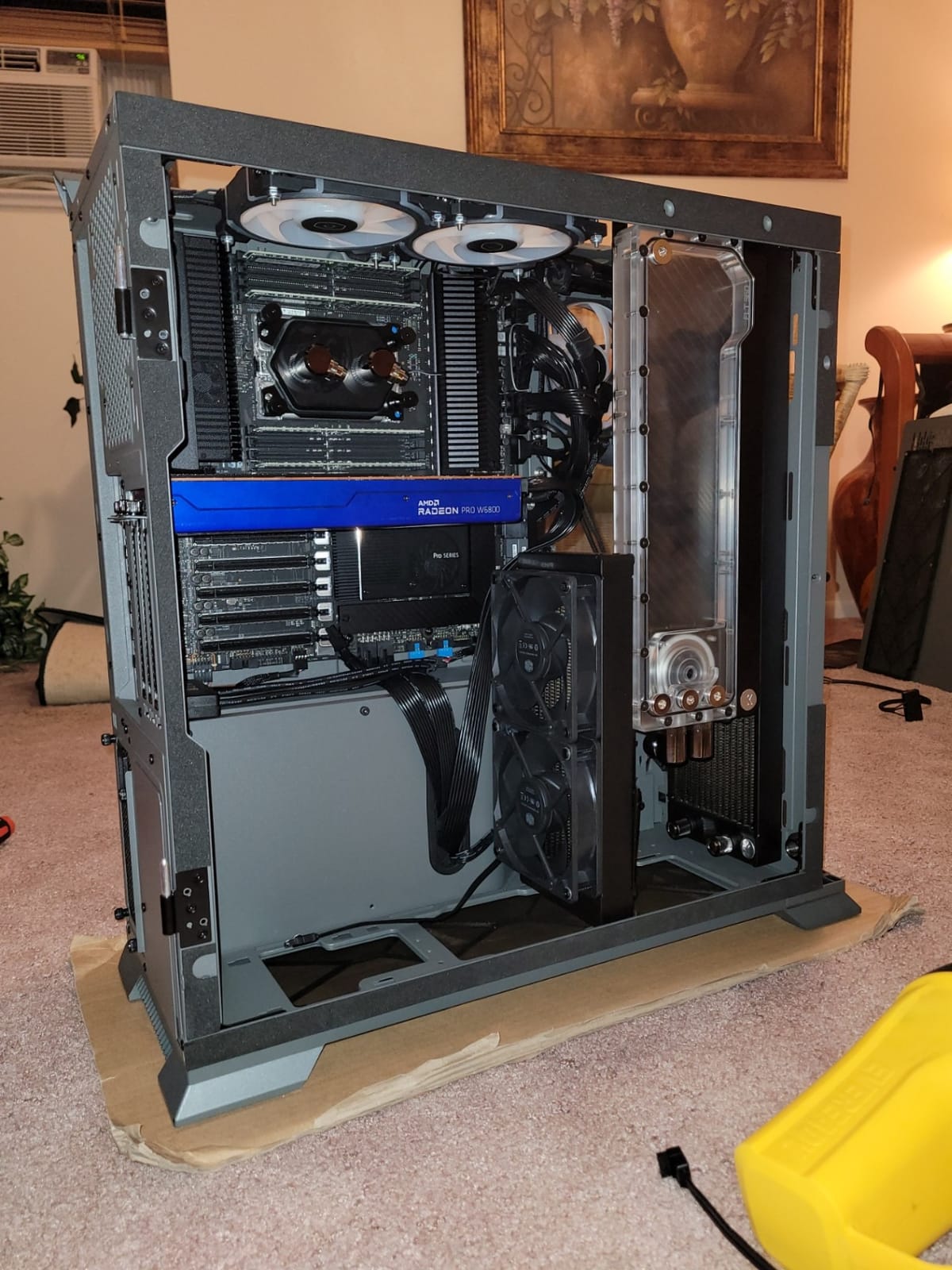 ASUS Pro WS WRX80E-SAGE SE WIFI AMD Threadripper Pro EATX Workstation Motherboard (PCIe 4.0, ASMB9-iKVM, 2x10Gb LAN, 7xPCIe 4.0 X16 Slots, 3xM.2, 2xU.2 Ports, 8-Channel DDR4 ECC, 11 USB 3.2 Gen 2 Ports) customer photo 2