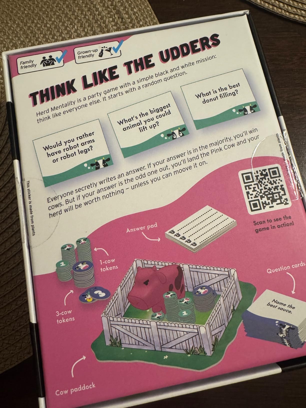Herd Mentality: Funny Family Party Board Game for Game Night, 4-20 Players customer photo 2