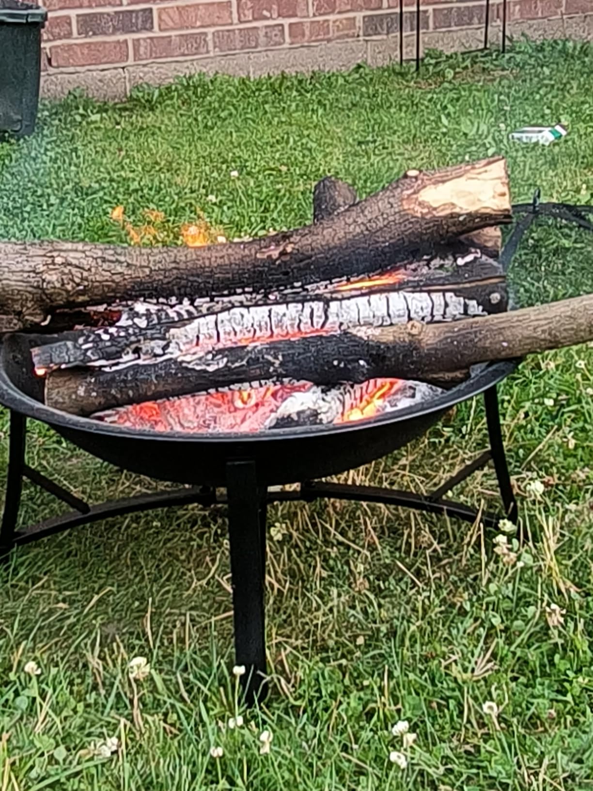 Fire Beauty Outdoor Wood‑Burning Fire Pit, 2‑in‑1 BBQ Grill, No Grill Grate customer photo 2