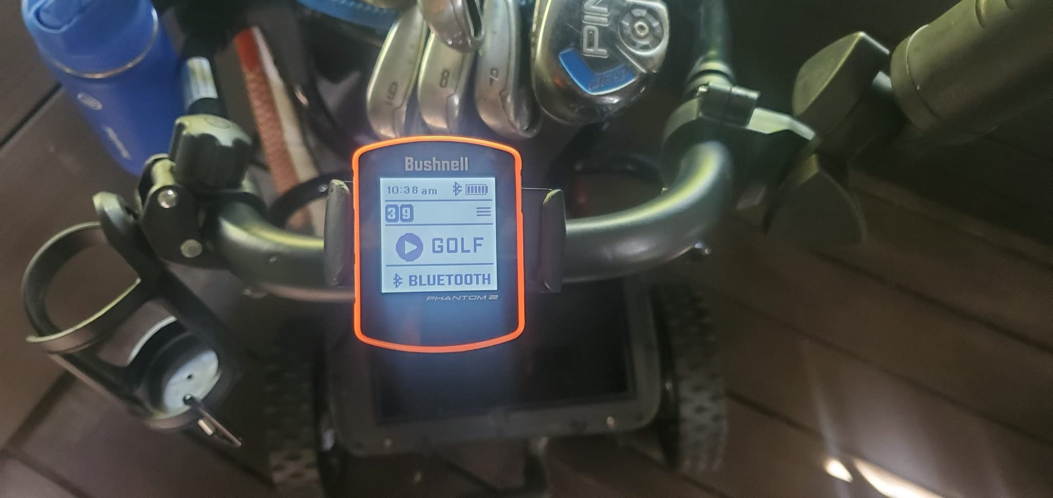 Bushnell Phantom 3 Slope Golf GPS Rangefinder (Blue) with BITE Magnetic Mount and GreenView with Slope-Adjusted Distances, 38,000+ Courses, Auto Hole Advance with Wearable4U Cleaning Cloth Bundle customer photo 1