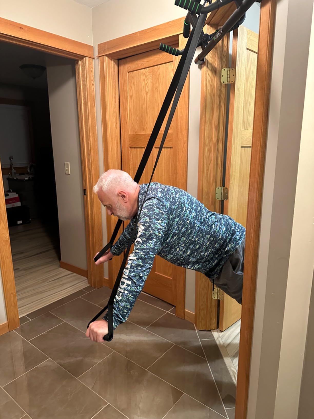 KAKICLAY 2026 Upgrade Multi-Grip Pull Up Bar with Smart Larger Hooks Technology - USA Original Patent, Designed, Shipped, Warranty customer photo 2