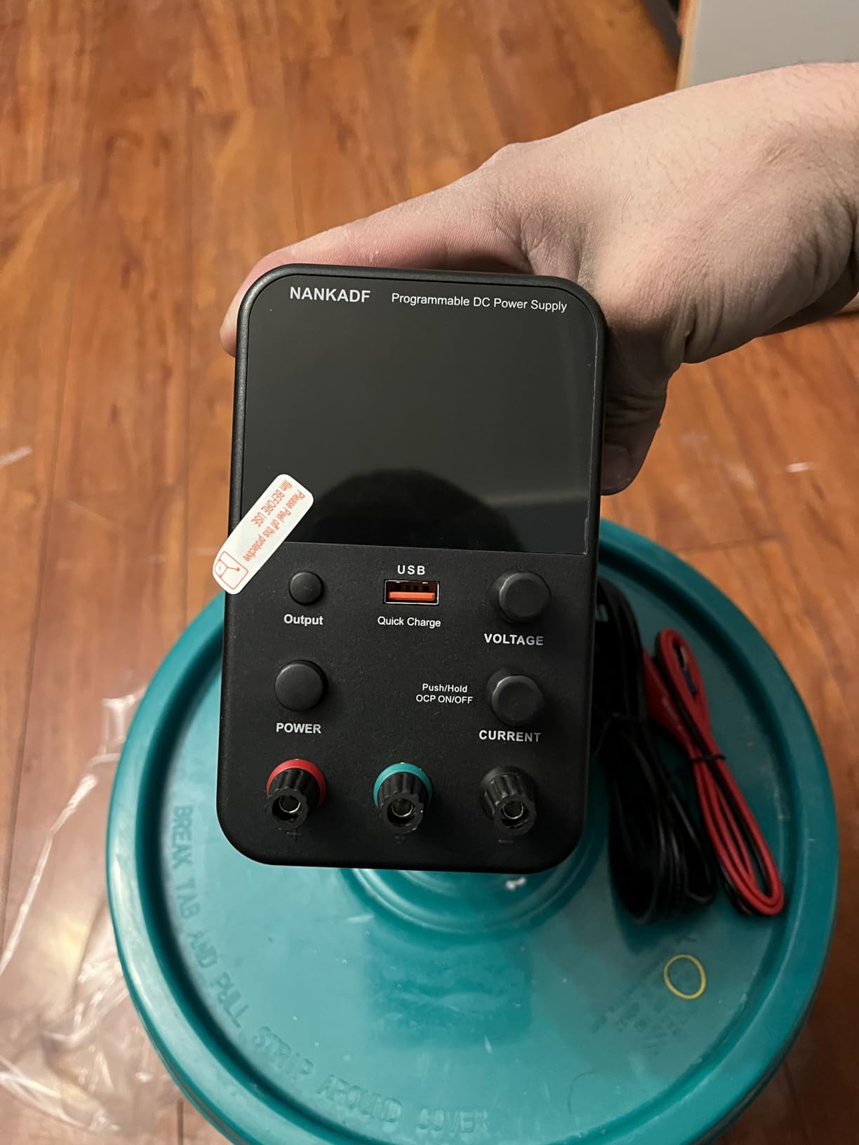 DC Power Supply Variable, Bench Power Supply with Encoder Adjustment Knob, Output Enable/Disable Button, Adjustable Power Supplies with USB Quick-Charge, Short Circuit Alam (30V 10A Black) customer photo 1