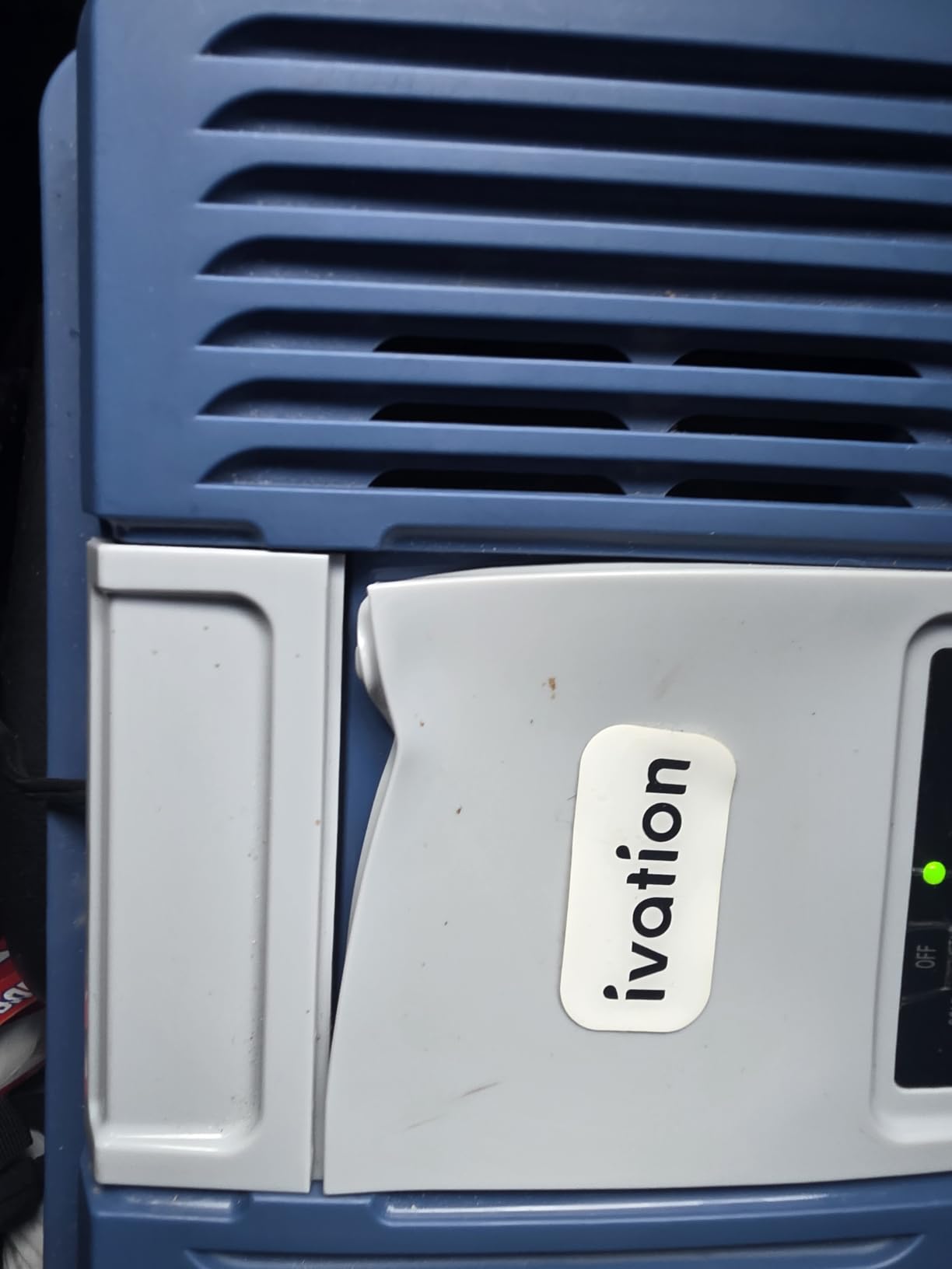 Ivation Electric Cooler & Warmer, Portable Thermoelectric Fridge w/Handle | for Vehicles & Trucks| Includes 110V AC Home Power Cord & 12V DC Car Adapter for Camping, Travel & Picnics, 24L customer photo 1