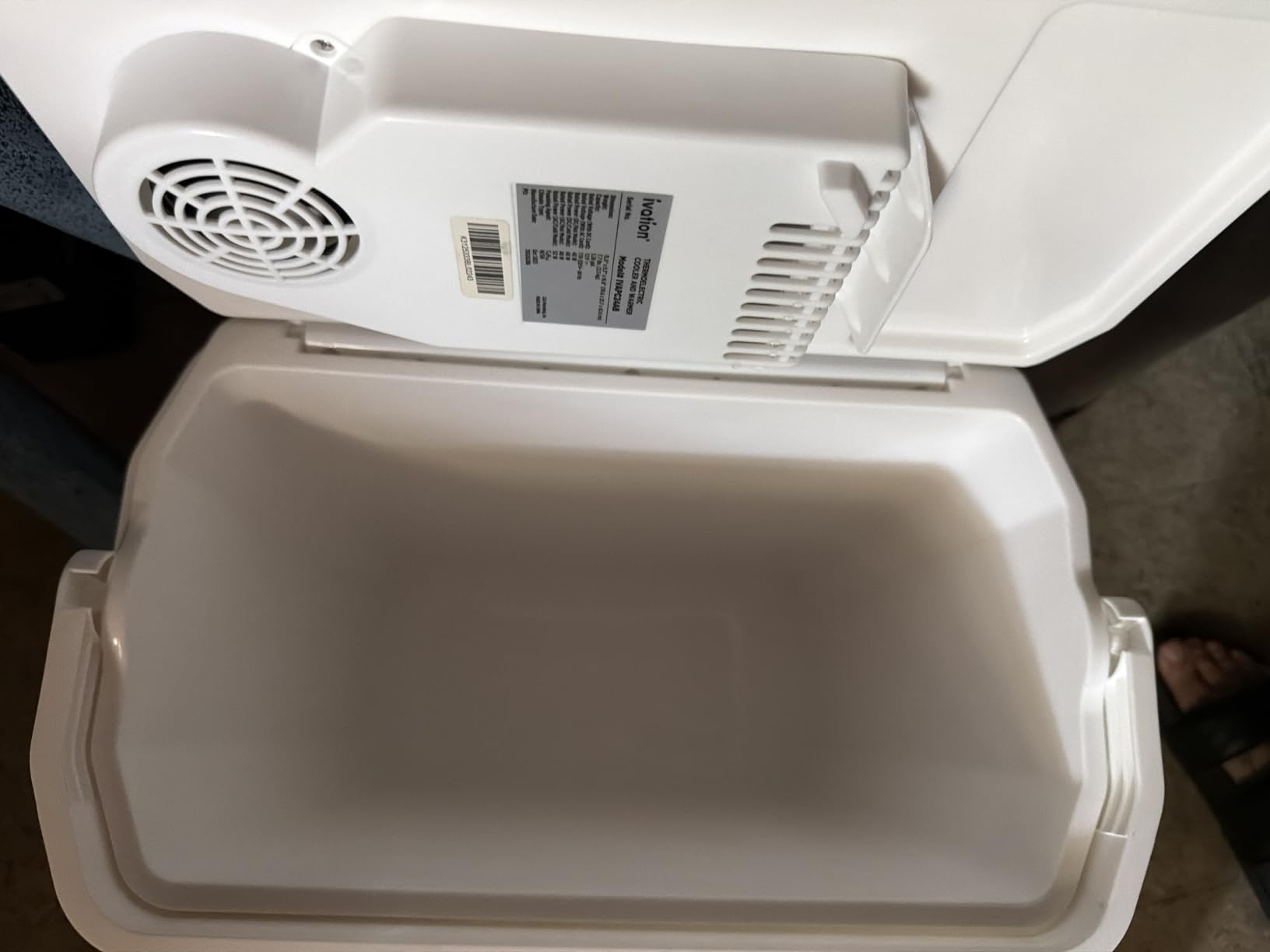 Ivation Electric Cooler & Warmer, Portable Thermoelectric Fridge w/Handle | for Vehicles & Trucks| Includes 110V AC Home Power Cord & 12V DC Car Adapter for Camping, Travel & Picnics, 24L customer photo 2