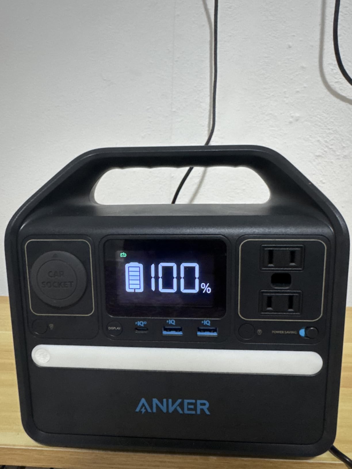 Anker 521 Portable Power Station Upgraded with LiFePO4 Battery, 256Wh 6-Port Powerhouse, 300W (Peak 600W) Solar Generator (Solar Panel Optional), 2 AC Outlets, 60W USB-C PD Output, Outdoor Generator customer photo 1