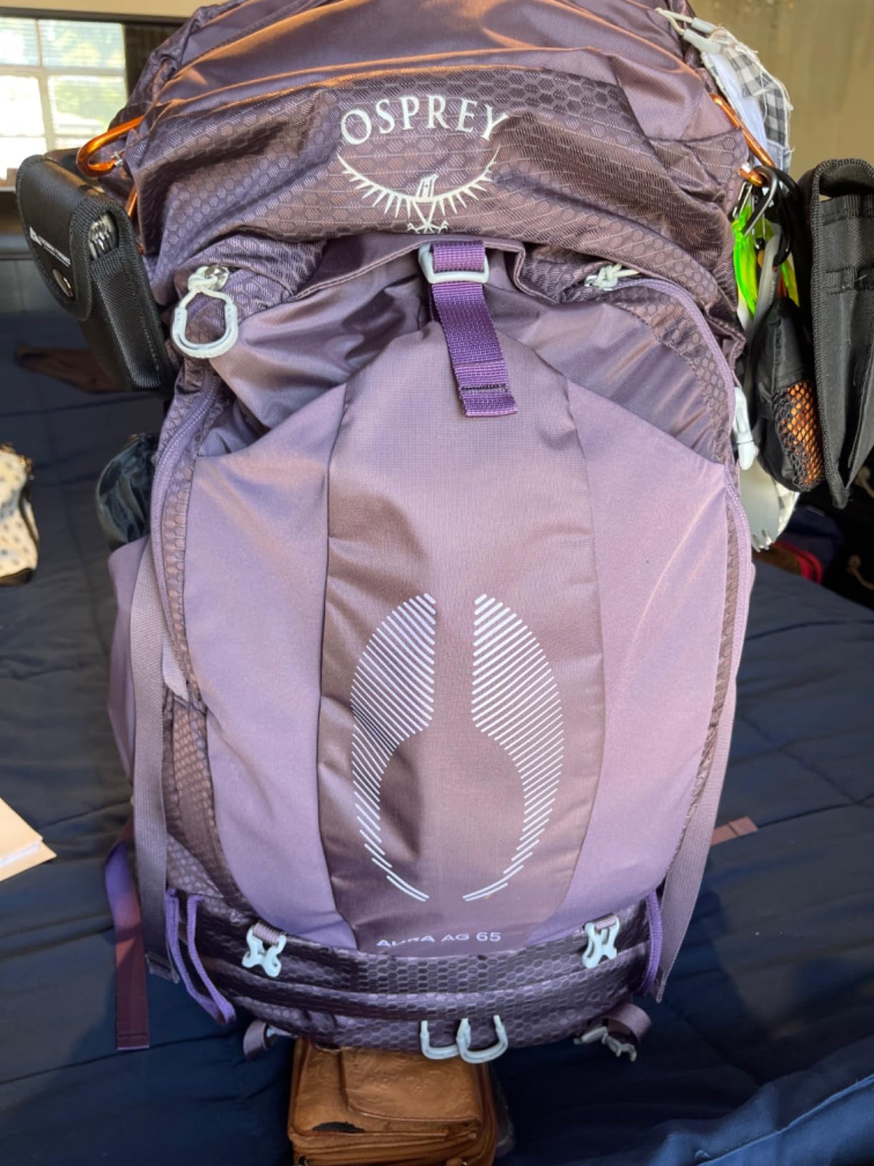 Osprey Aura AG 65L Women's Backpacking Backpack, Purple WM-L customer photo 1