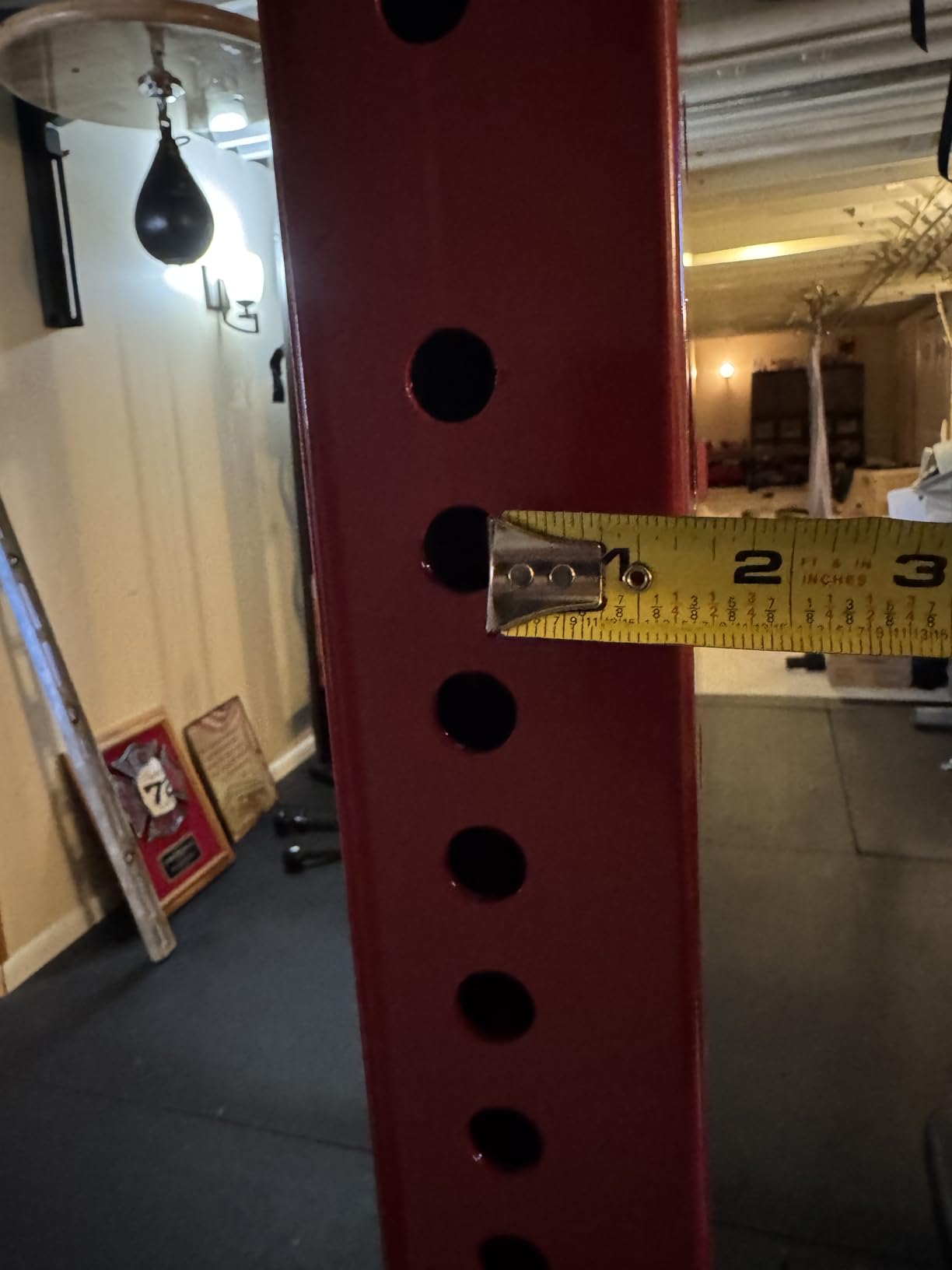 Signature Fitness Fitvids Wall Mounted Fold-in Power Cage Squat Rack with Adjustable Pull Up Bar and J Hooks - Space-Saving Home Gym,Multiple Sizes customer photo 2