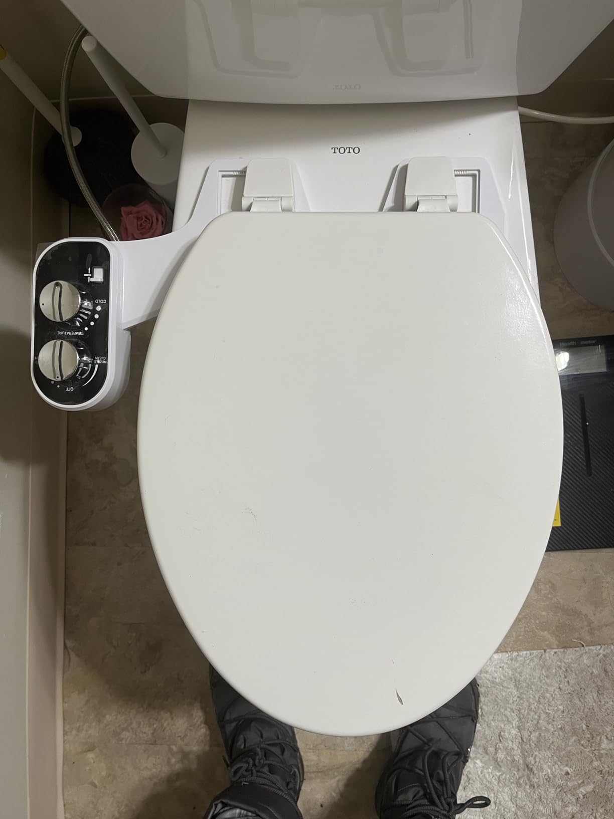 Hot and Cold Bidet Attachment for Toilet, Warm Water Bidet customer photo 1