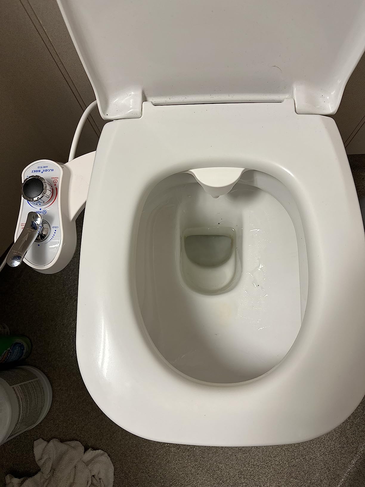 Hot and Cold Bidet Attachment for Toilet, Warm Water Bidet customer photo 2