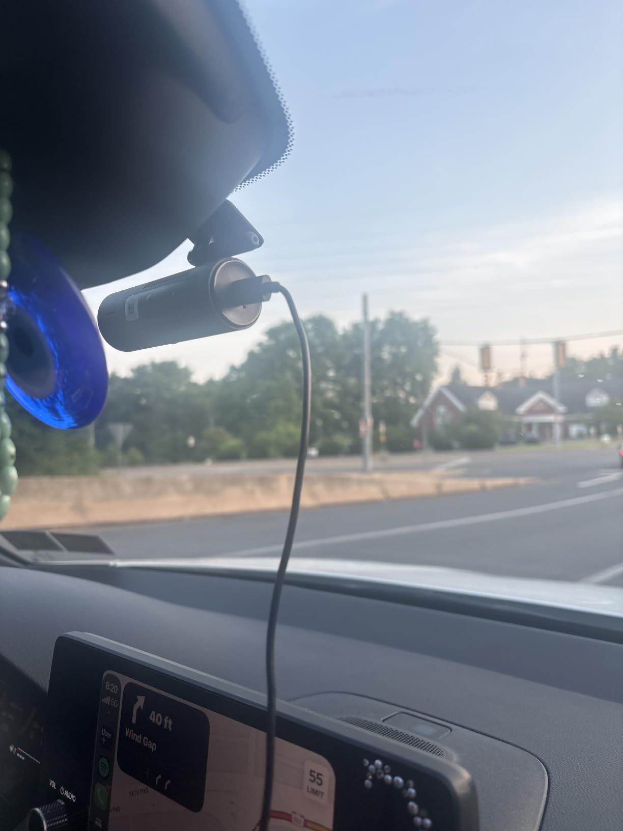 70mai Dash Cam M310, Dash Camera for Cars 1296P QHD, Smart Dash Cam Front Built in WiFi, 130° Wide-Angle FOV, WDR, Night Vision, iOS/Android Mobile App, Loop Recording, Parking Monitor, Time-Lapse customer photo 2